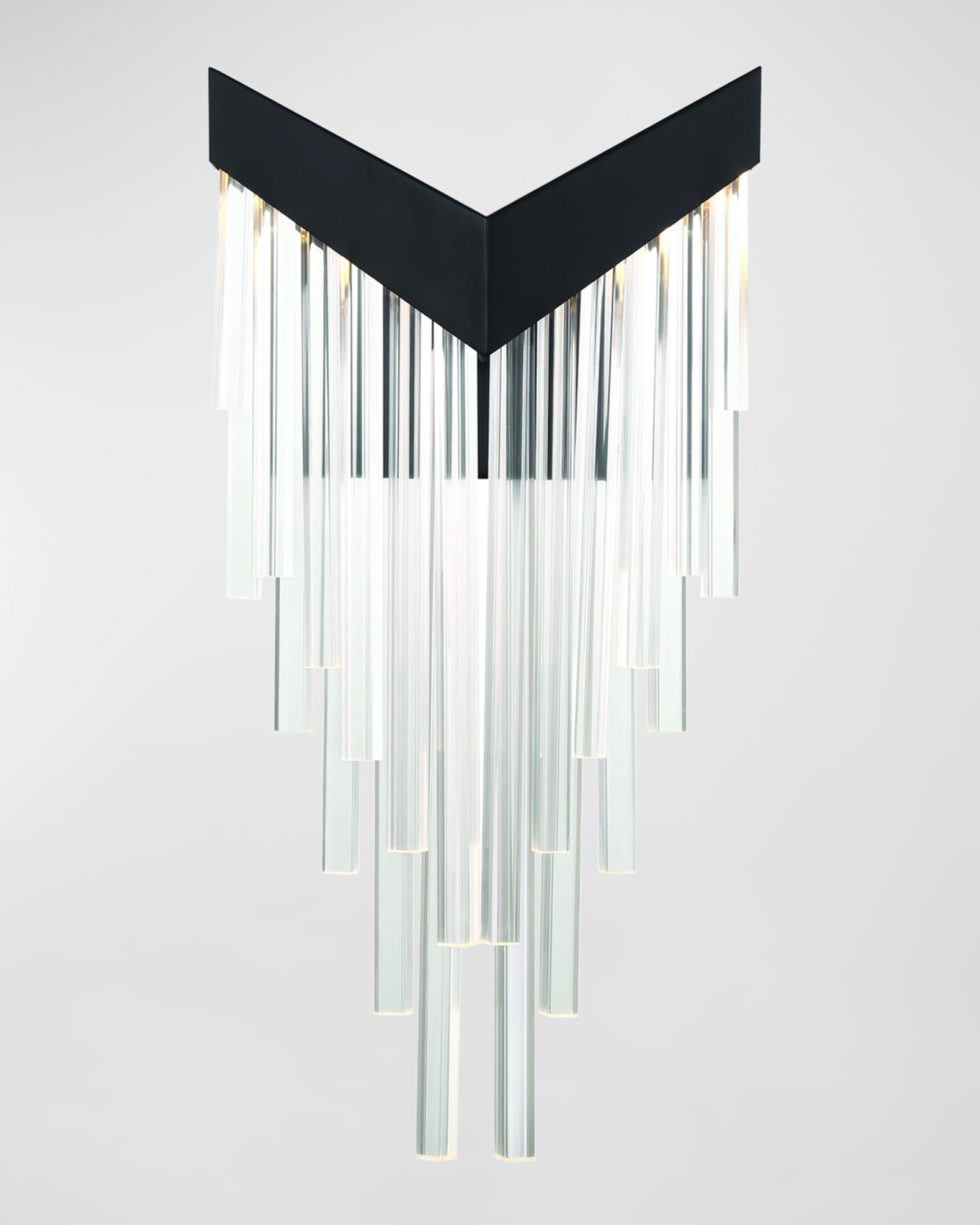 Vivien 1-Light LED Black Sconce  0