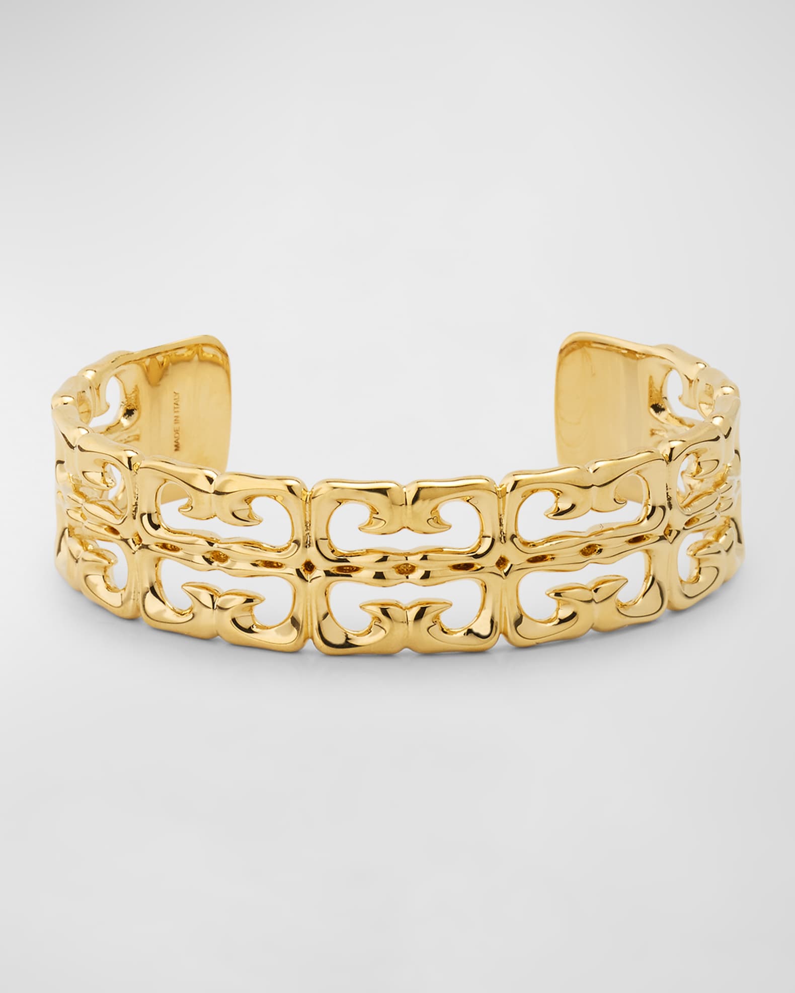 4G Liquid Golden Cuff Bracelet  0