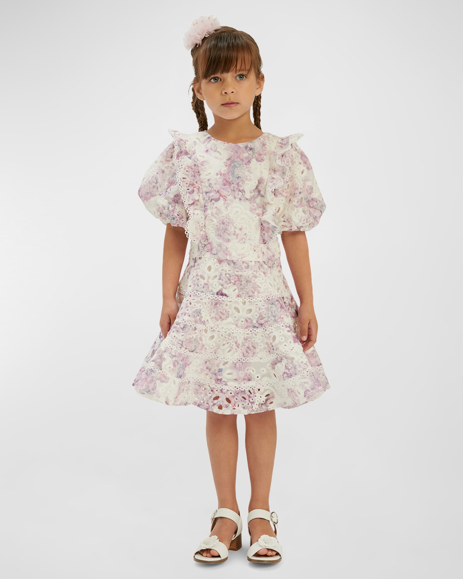 Girl s Annika Floral Print Mini Dress Size 4 14