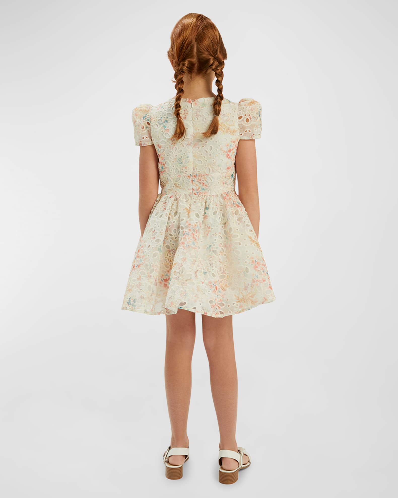 Girl s Sirena Embroidered Mini Dress Size 8 14