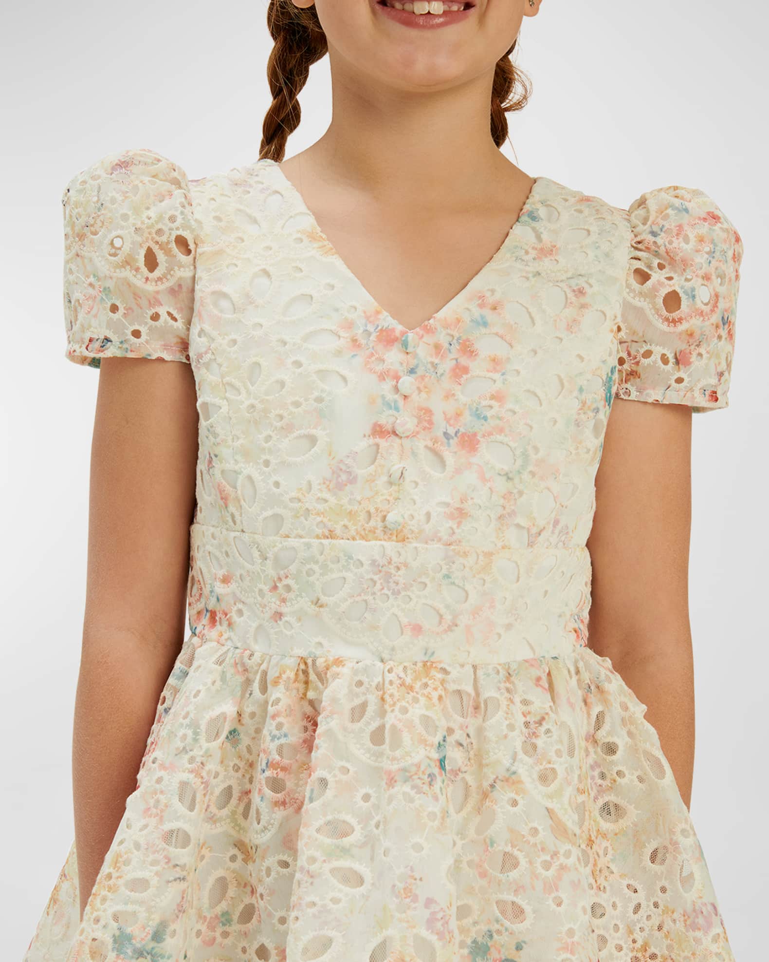 Bardot Junior Girl s Sirena Embroidered Mini Dress Size 8 14 Neiman Marcus