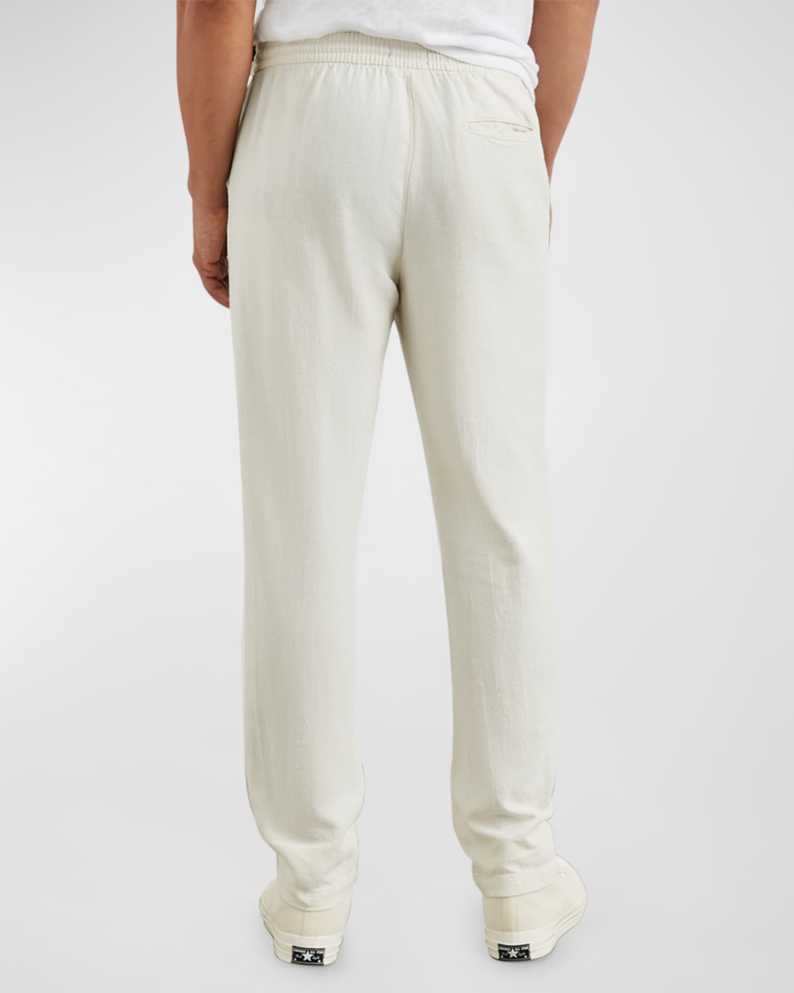 Men's Callum Cotton Linen Straight-Leg Pants 1
