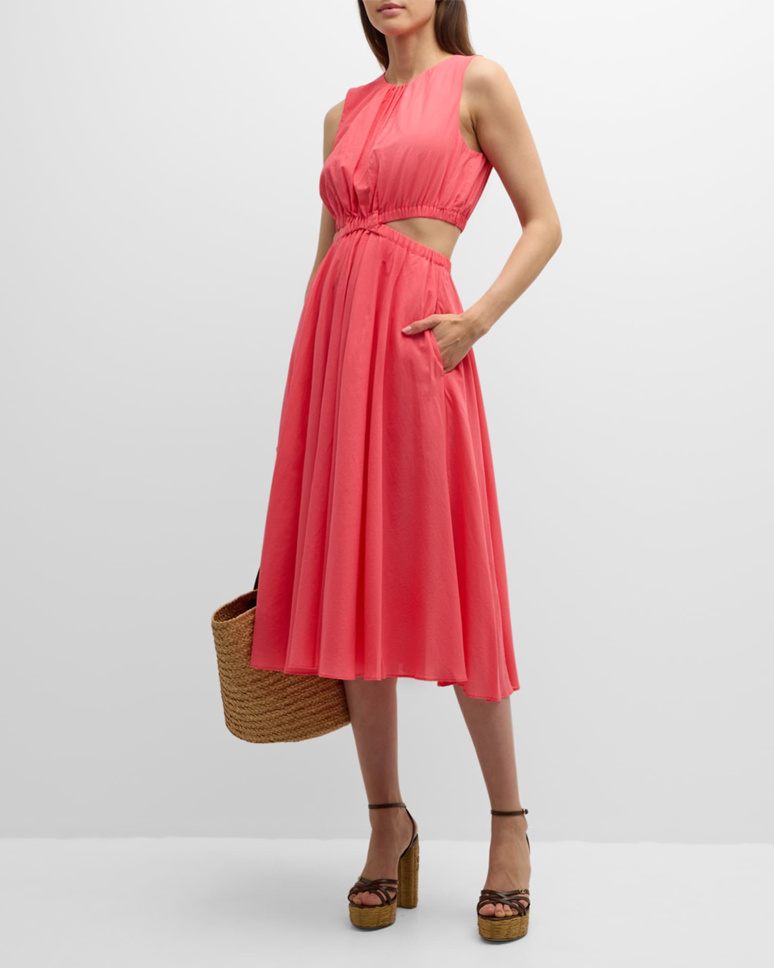 Nelly empire cross back dress top