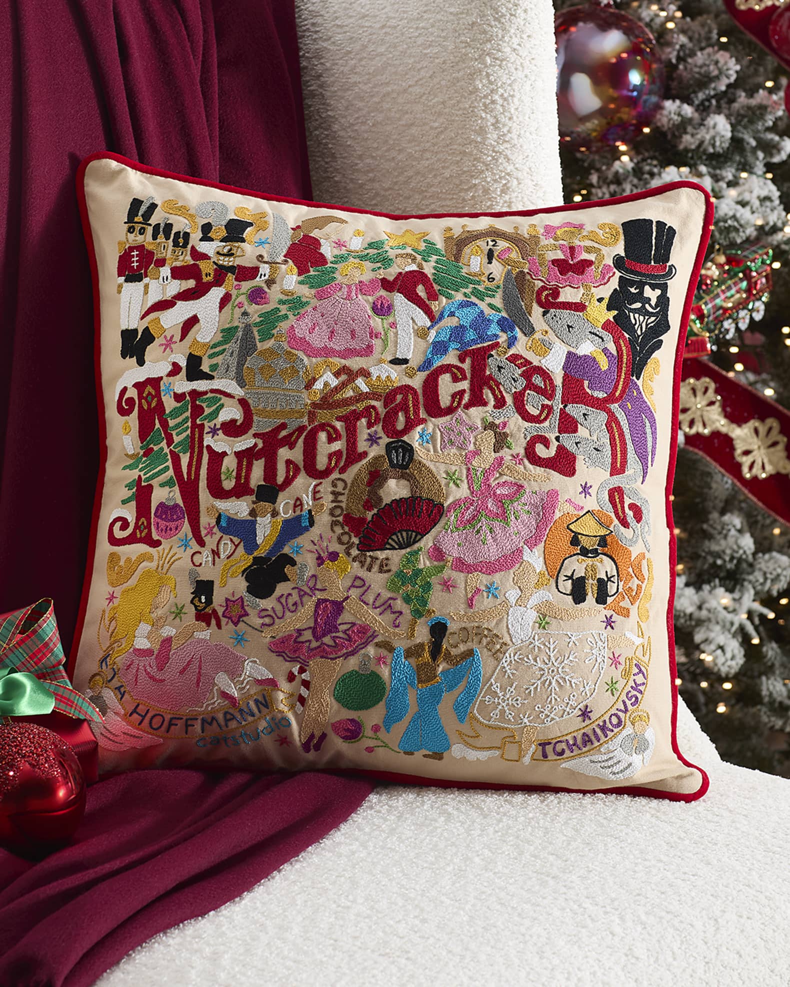 Nutcracker christmas pillows top