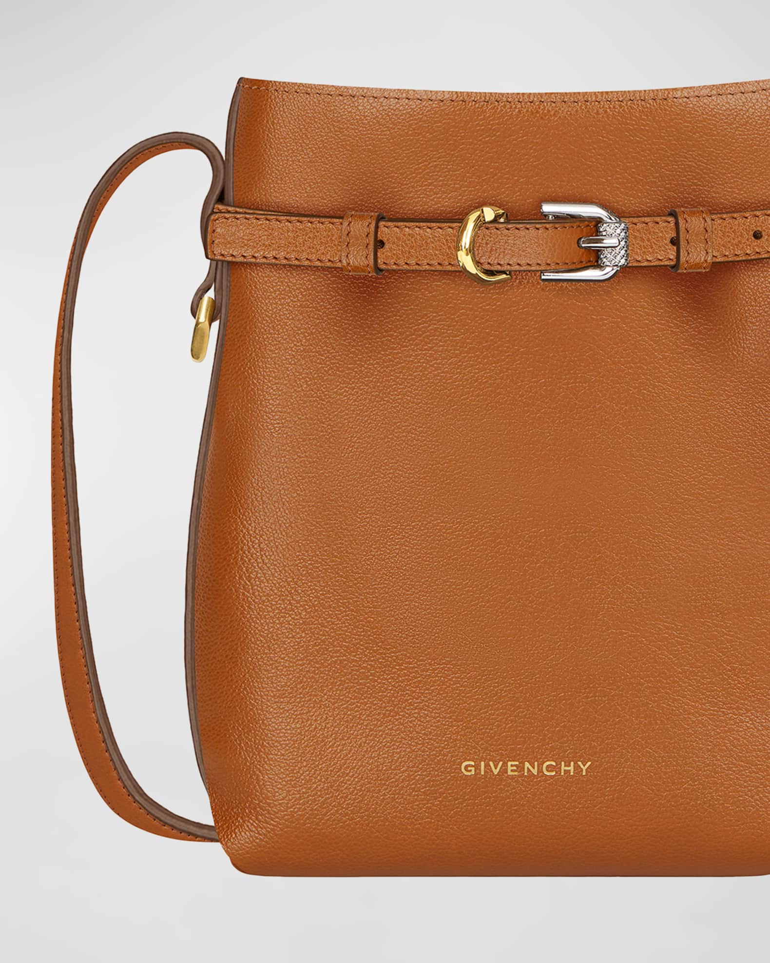Givenchy Voyou Phone Pouch Bag in Shiny Tumbled Leather Neiman Marcus