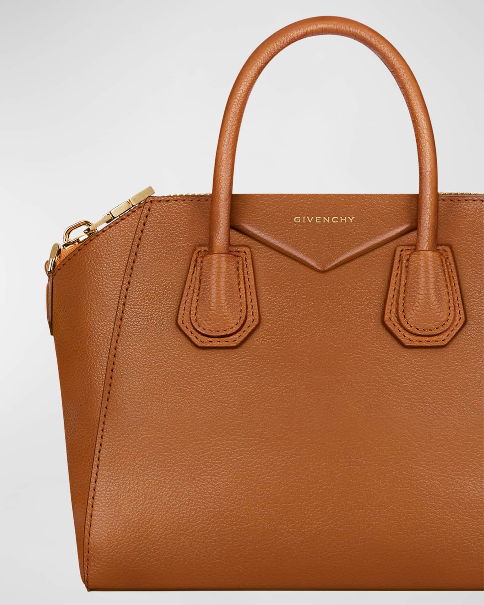Givenchy Antigona Small Top Handle Bag in Shiny Tumbled Leather Neiman Marcus