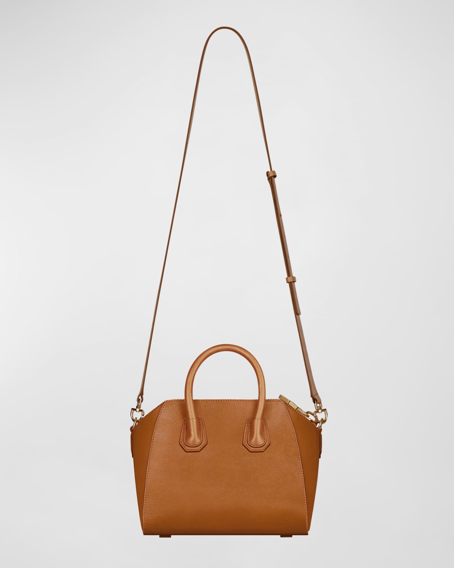 Antigona Mini Top-Handle Bag in Shiny Tumbled Leather 1