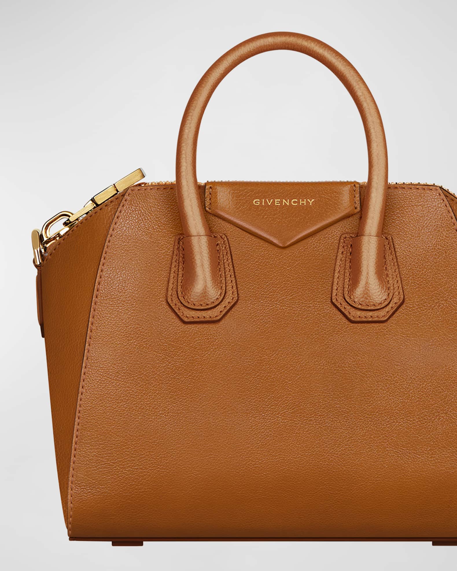 Givenchy Antigona Mini Top Handle Bag in Shiny Tumbled Leather Neiman Marcus