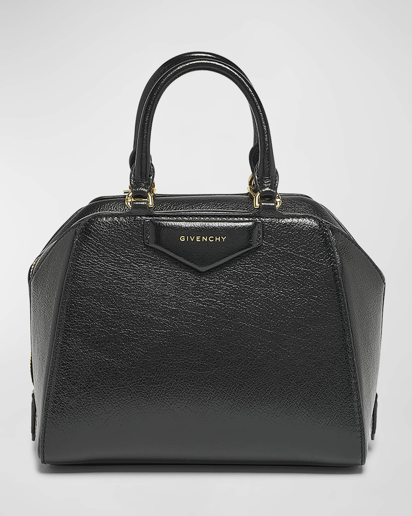 Antigona Cube Mini Top-Handle Bag in Shiny Tumbled Leather 0