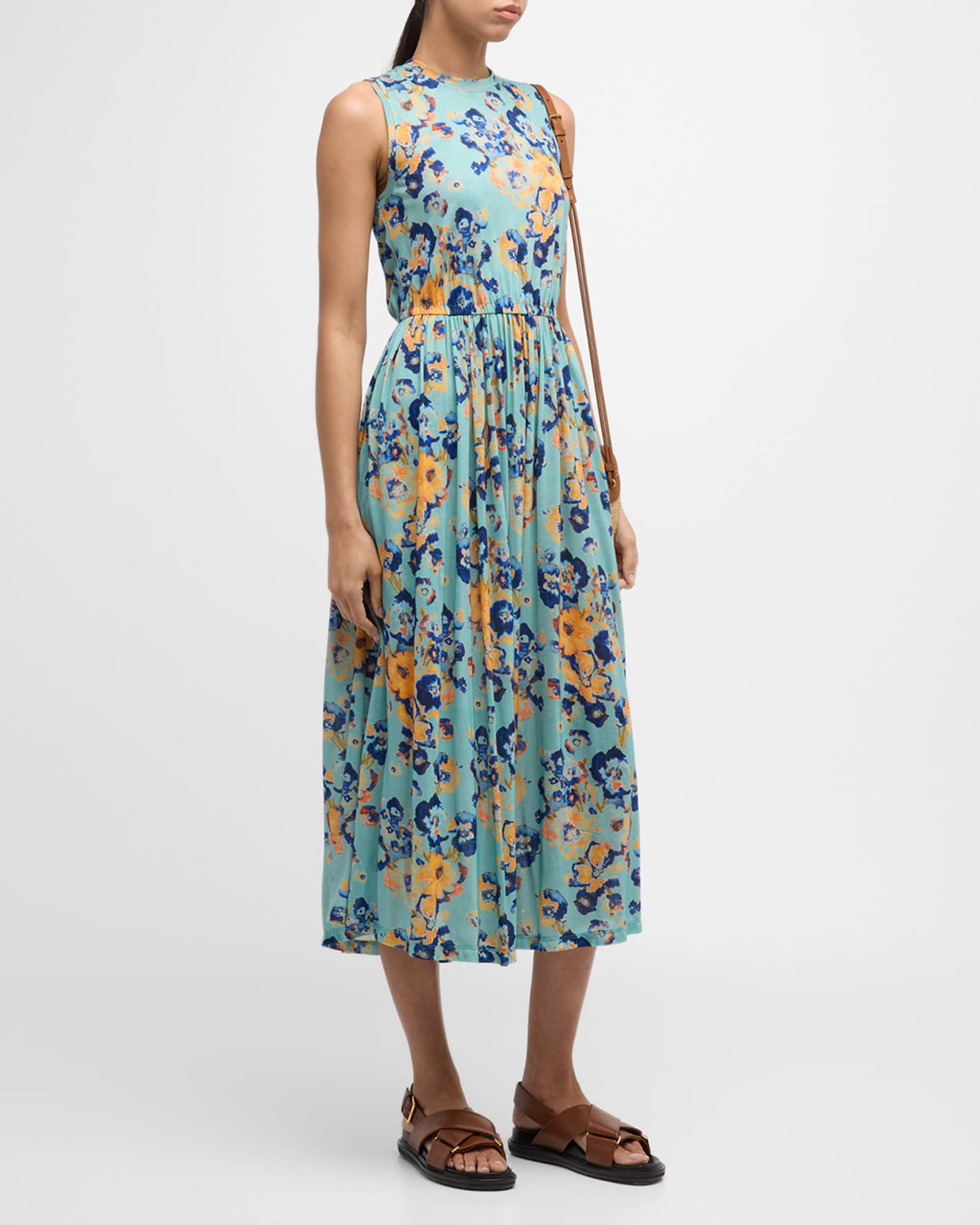 Indie | Sleeveless Floral Maxi Dress
