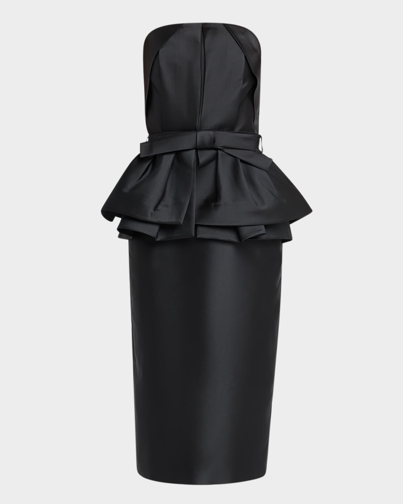 Peplum midi dress cheap