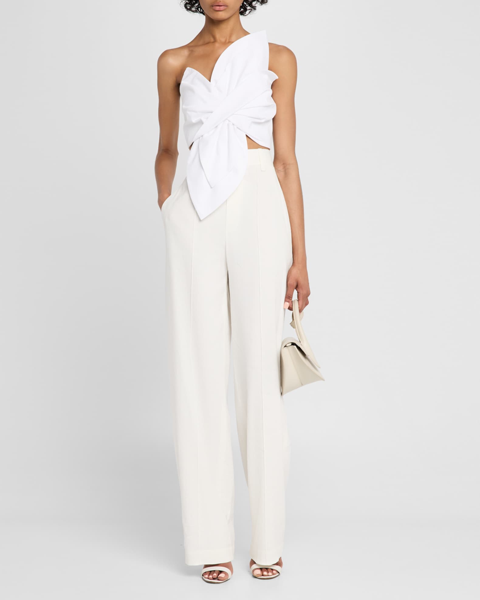 Orchid Bow Crop Top  1