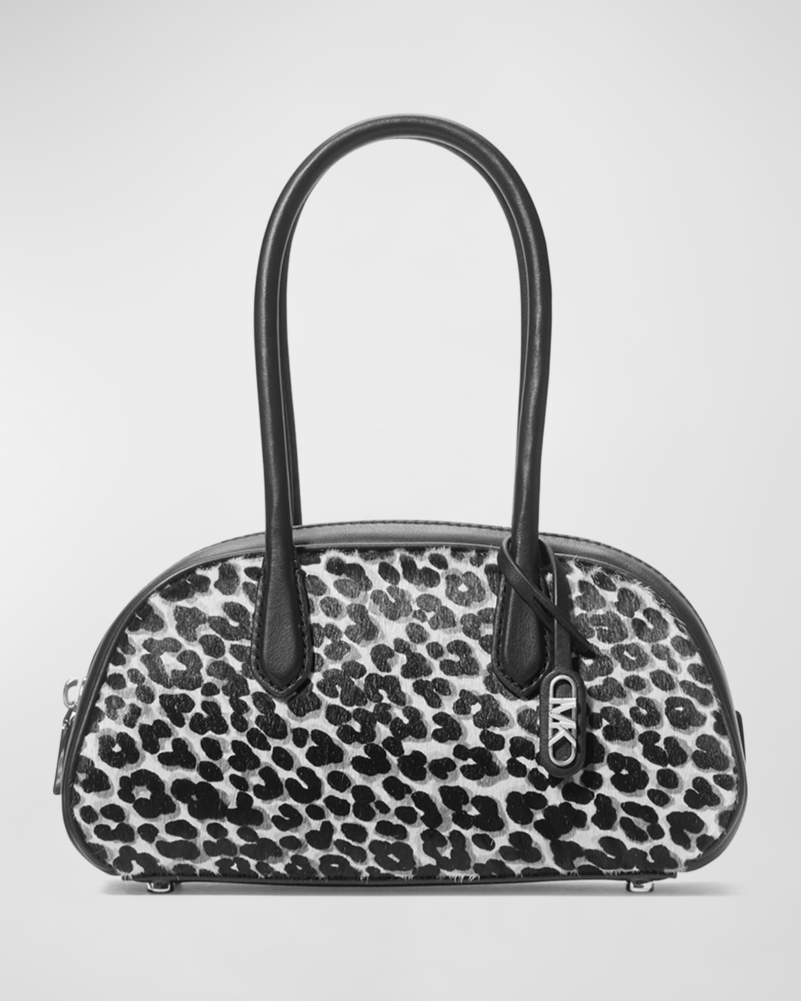 Leopard print calf hair handbags sales