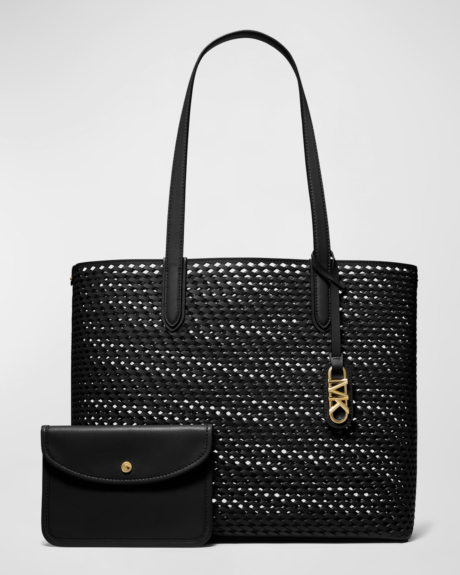 MICHAEL Michael Kors Eliza XL Woven Leather Tote Bag