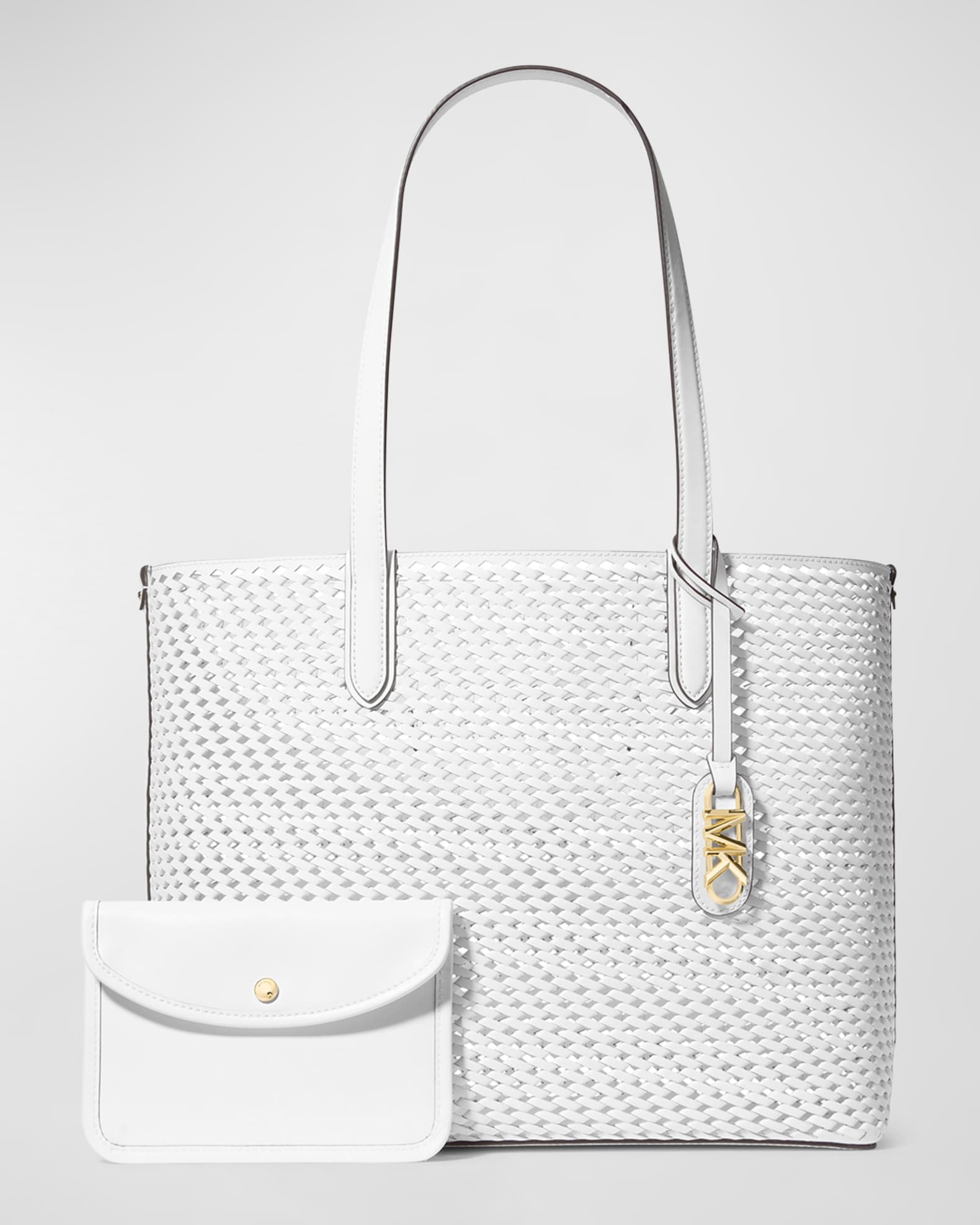 Neiman marcus white tote bag 2025