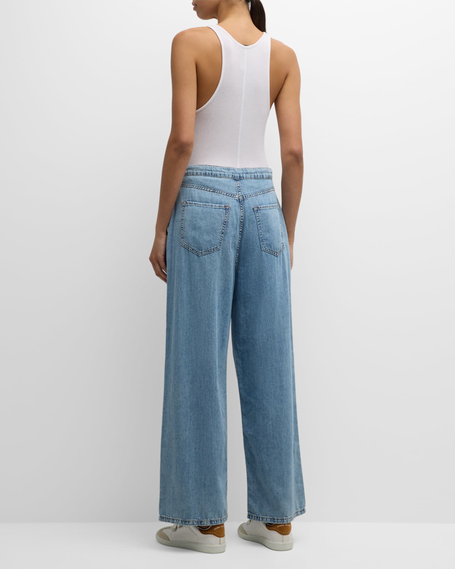 Triarchy Nesta Drawstring Jeans | Neiman Marcus