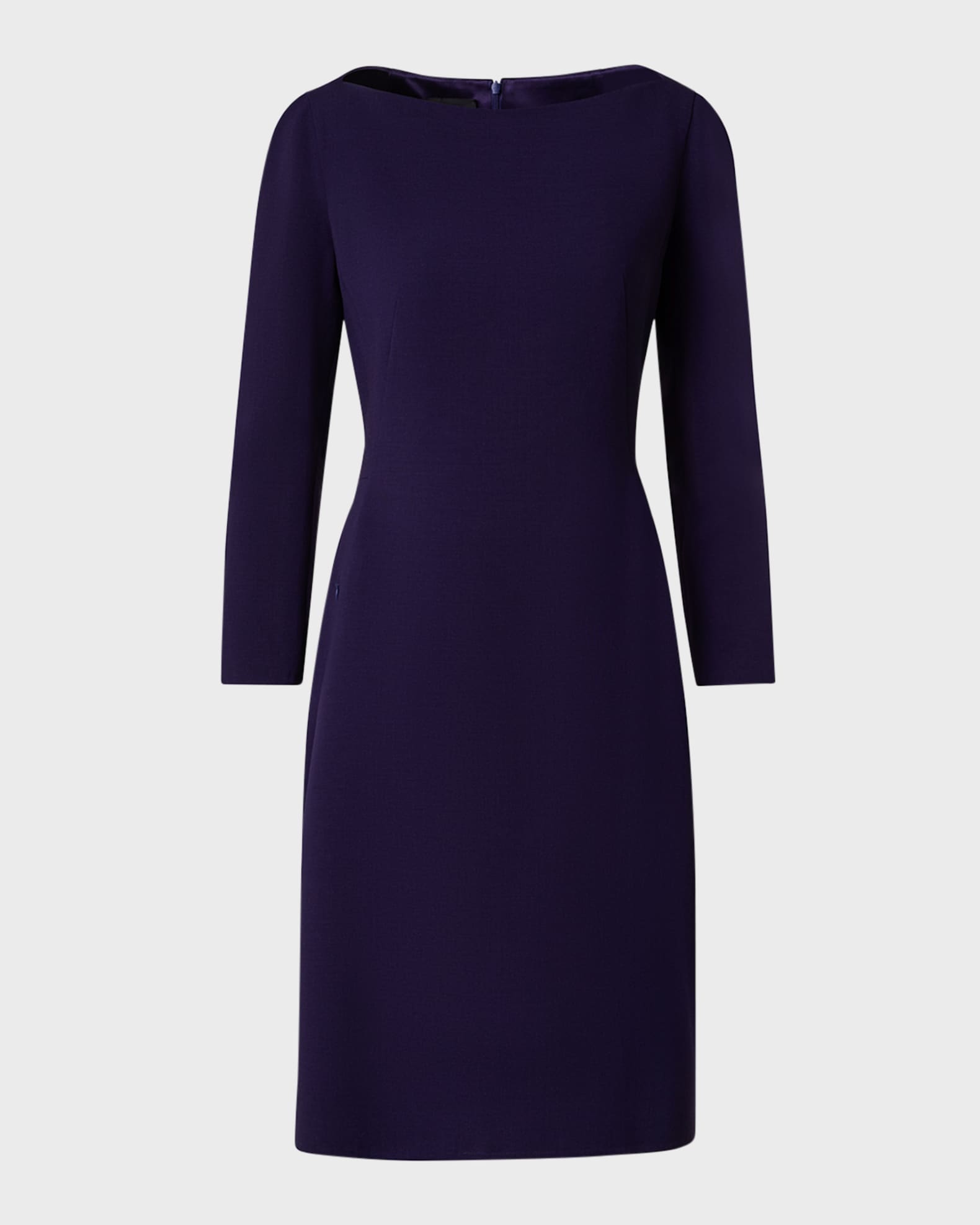 Double Face Wool Sheath Dress