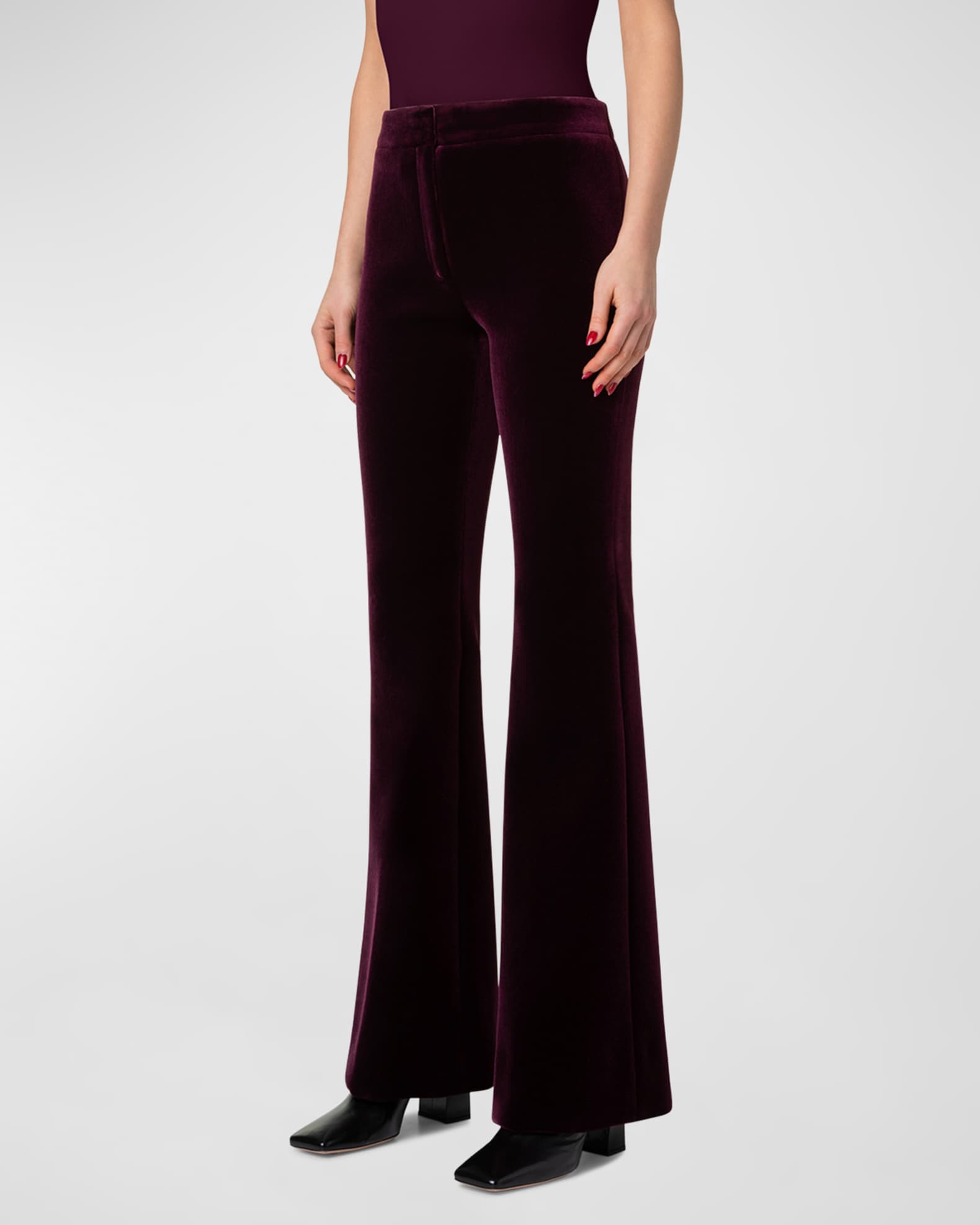 Velvet bootcut pants outlet