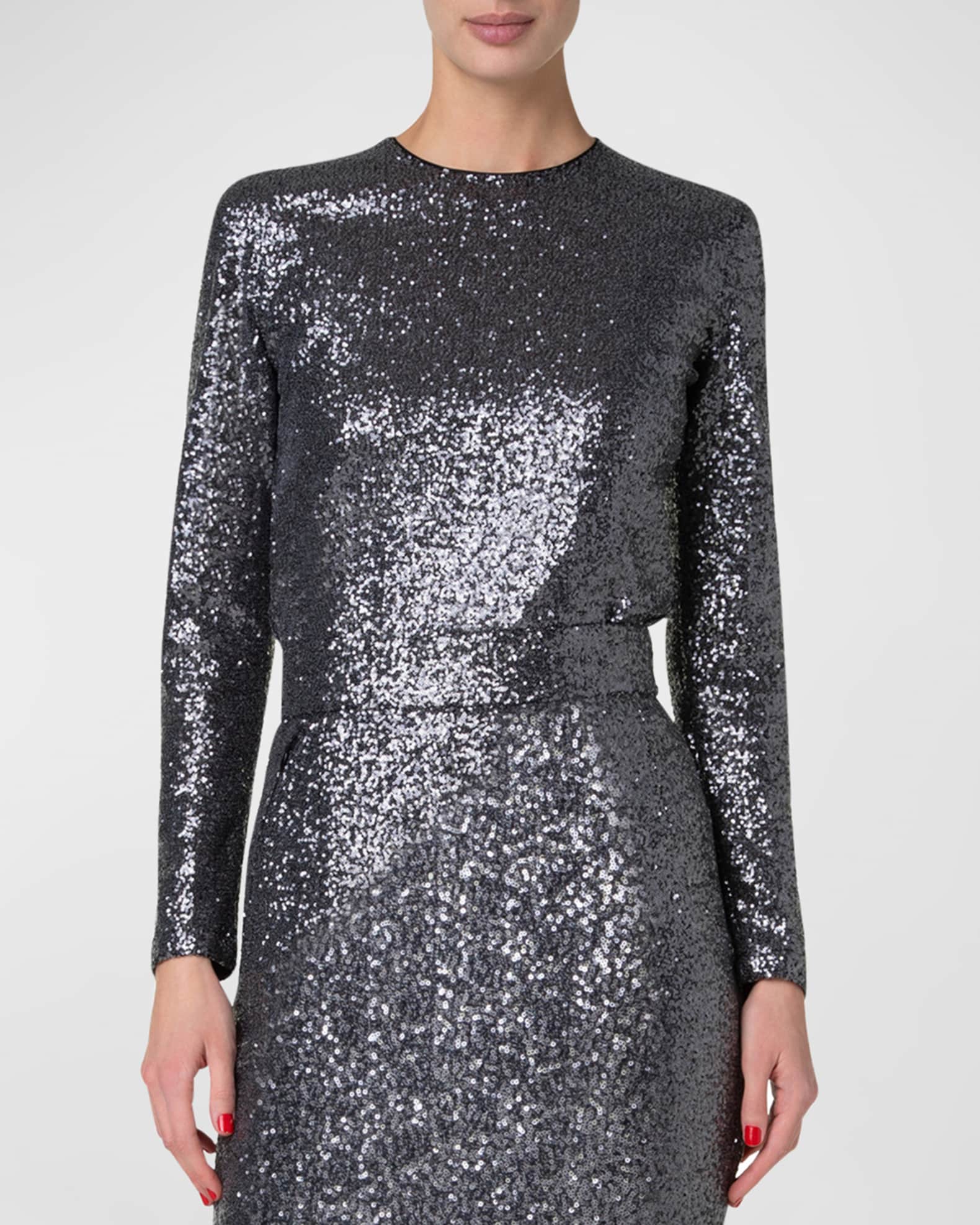 Neiman marcus sequin tops hot sale