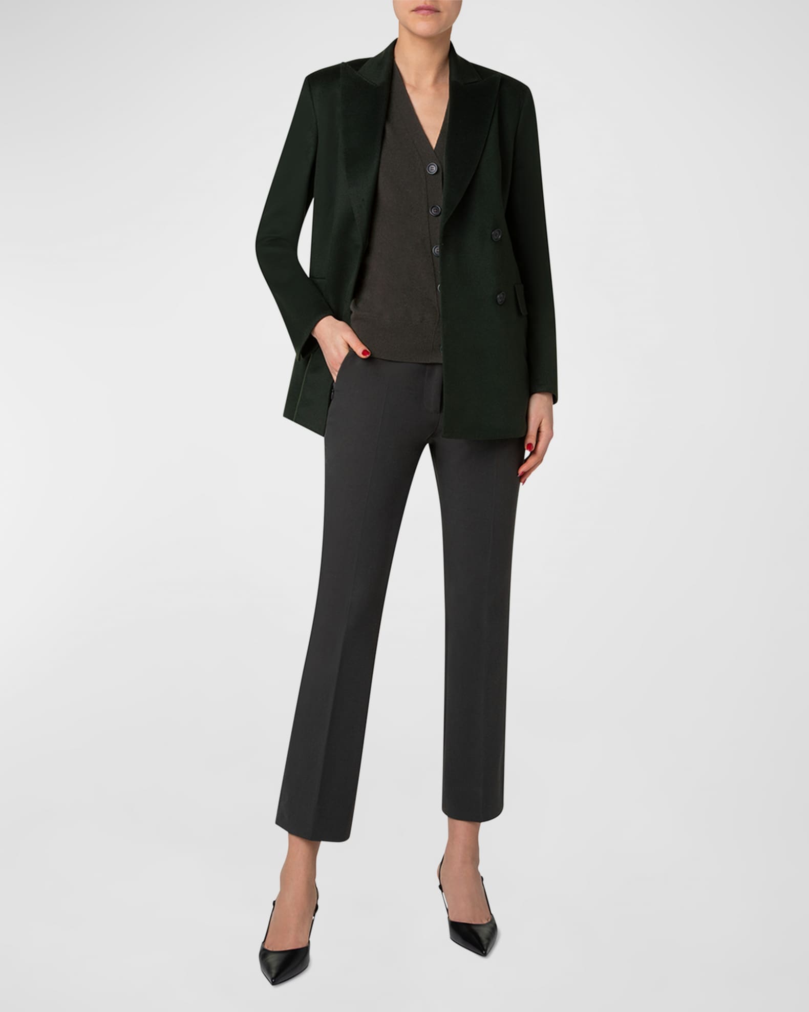 Nadine Cashmere Double-Breasted Jacket 1