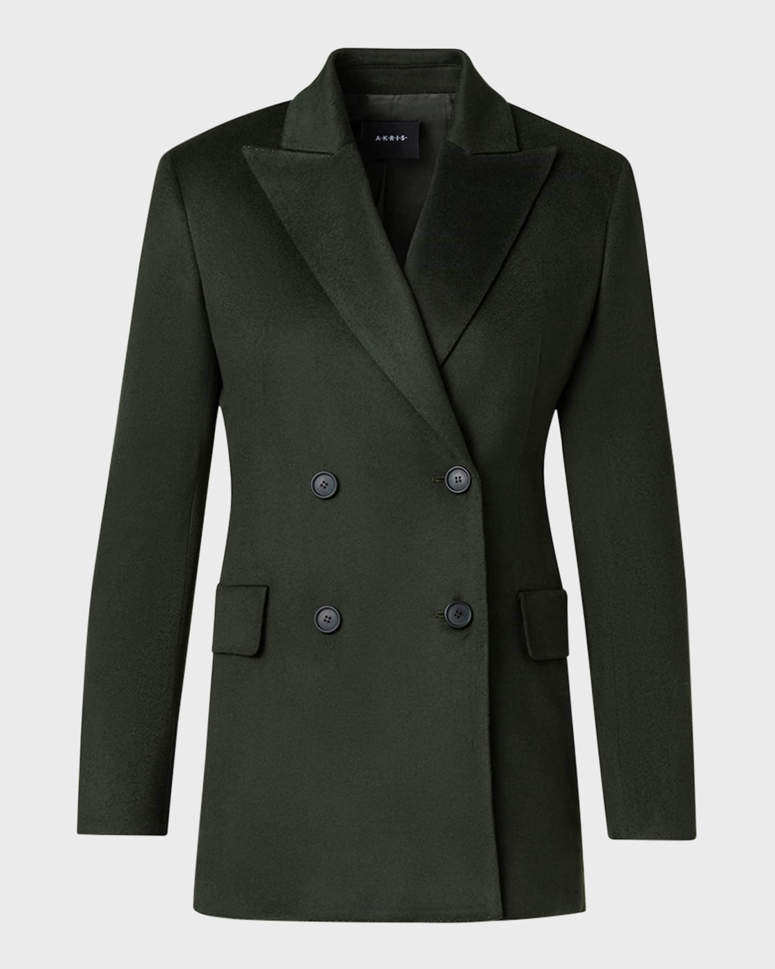 Nadine Cashmere Double-Breasted Jacket 0