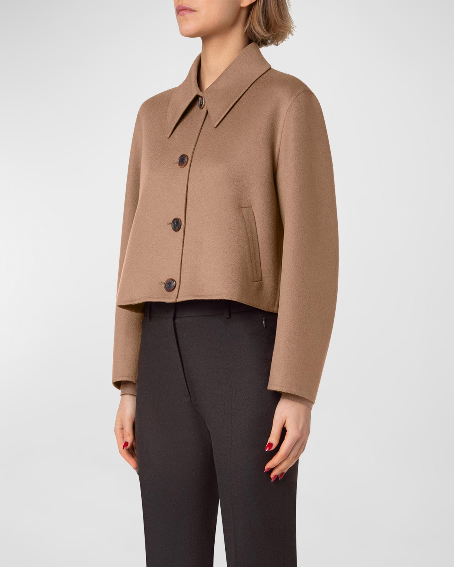 Akris Wilhelm Cashmere Short Jacket | Neiman Marcus