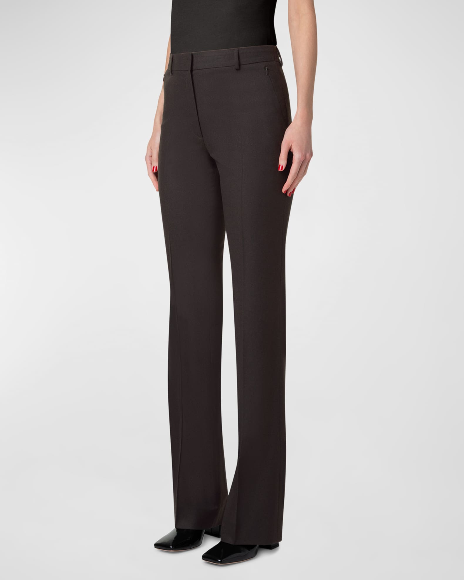 Amberlyn Bootcut Pants - Vanilla