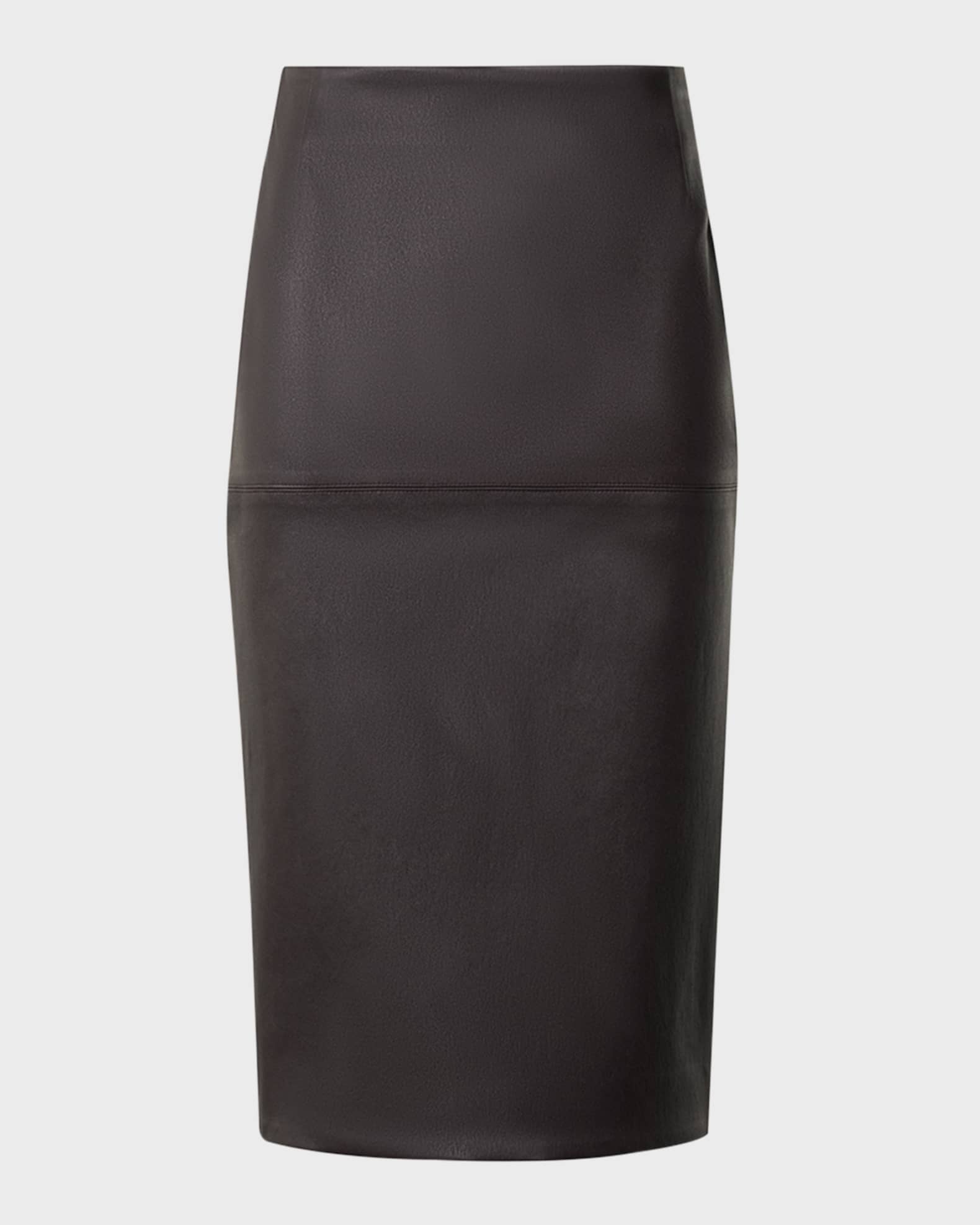 Akris Nappa Leather Pencil Skirt