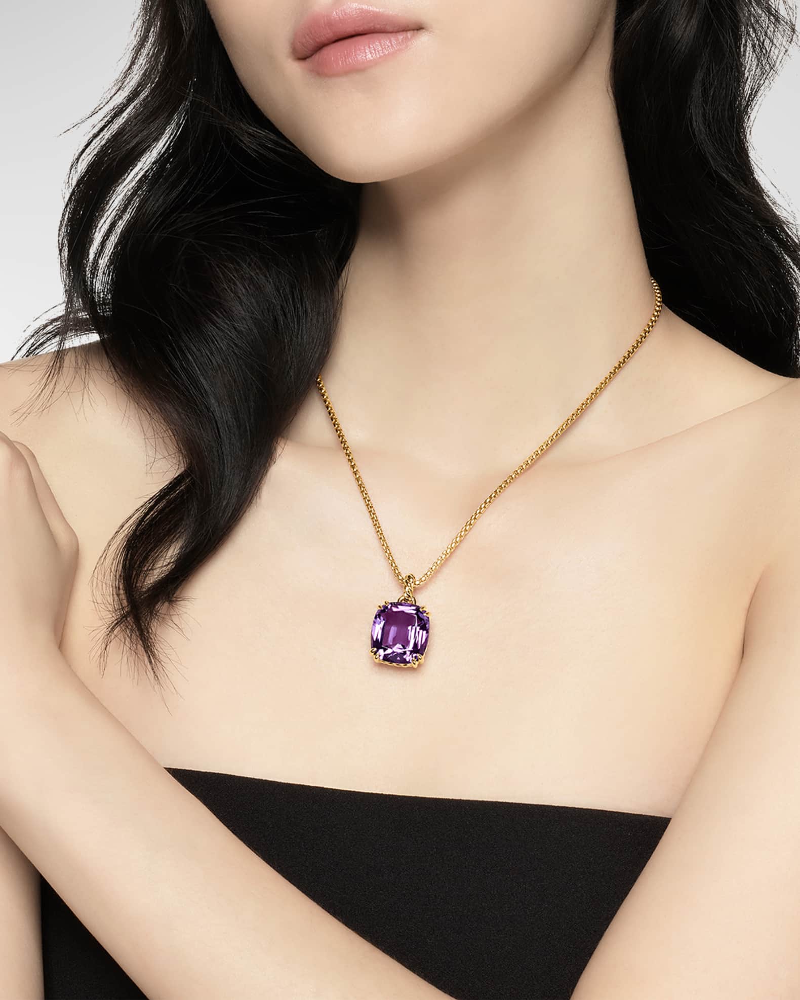 Marbella Enhancer with Gemstones in 18K Gold 1