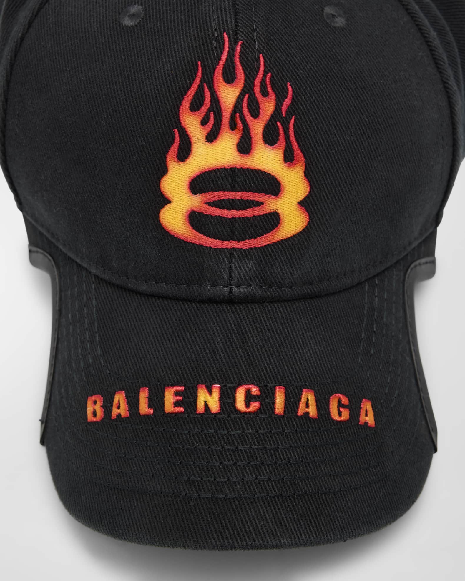 Men s Flame Logo Baseball Cap