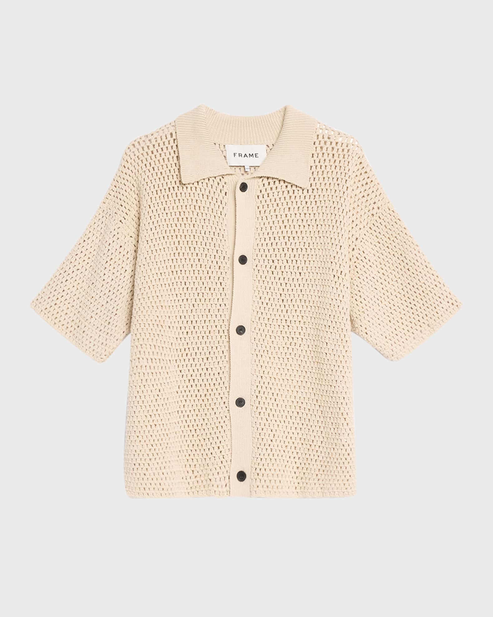 FRAME Men's Open Weave Cardigan