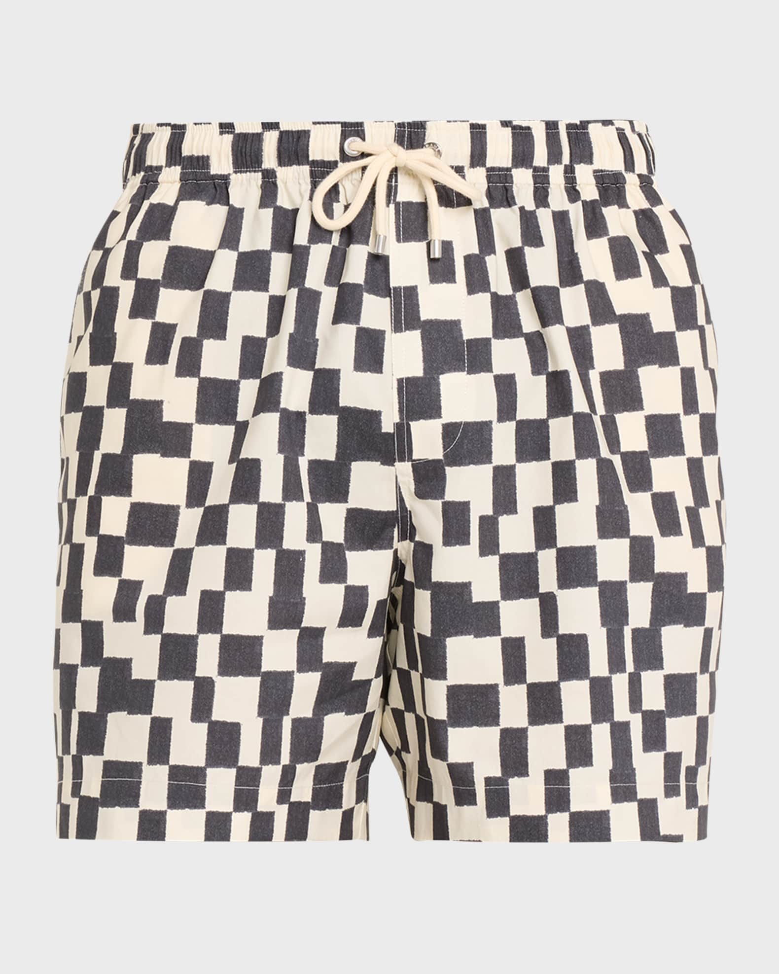 FRAME Men's VintagePrint Shorts Neiman Marcus