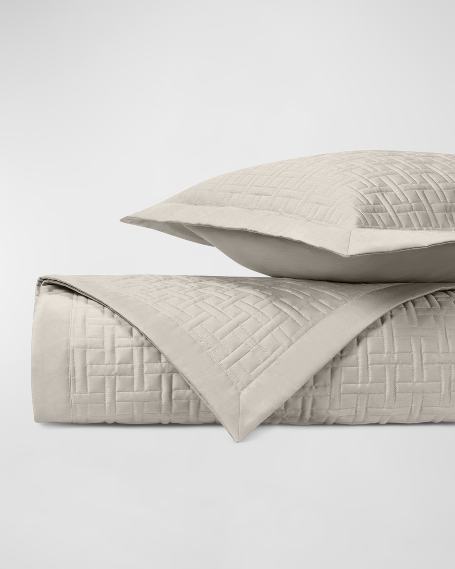 Parquet Quilted Coverlet 0