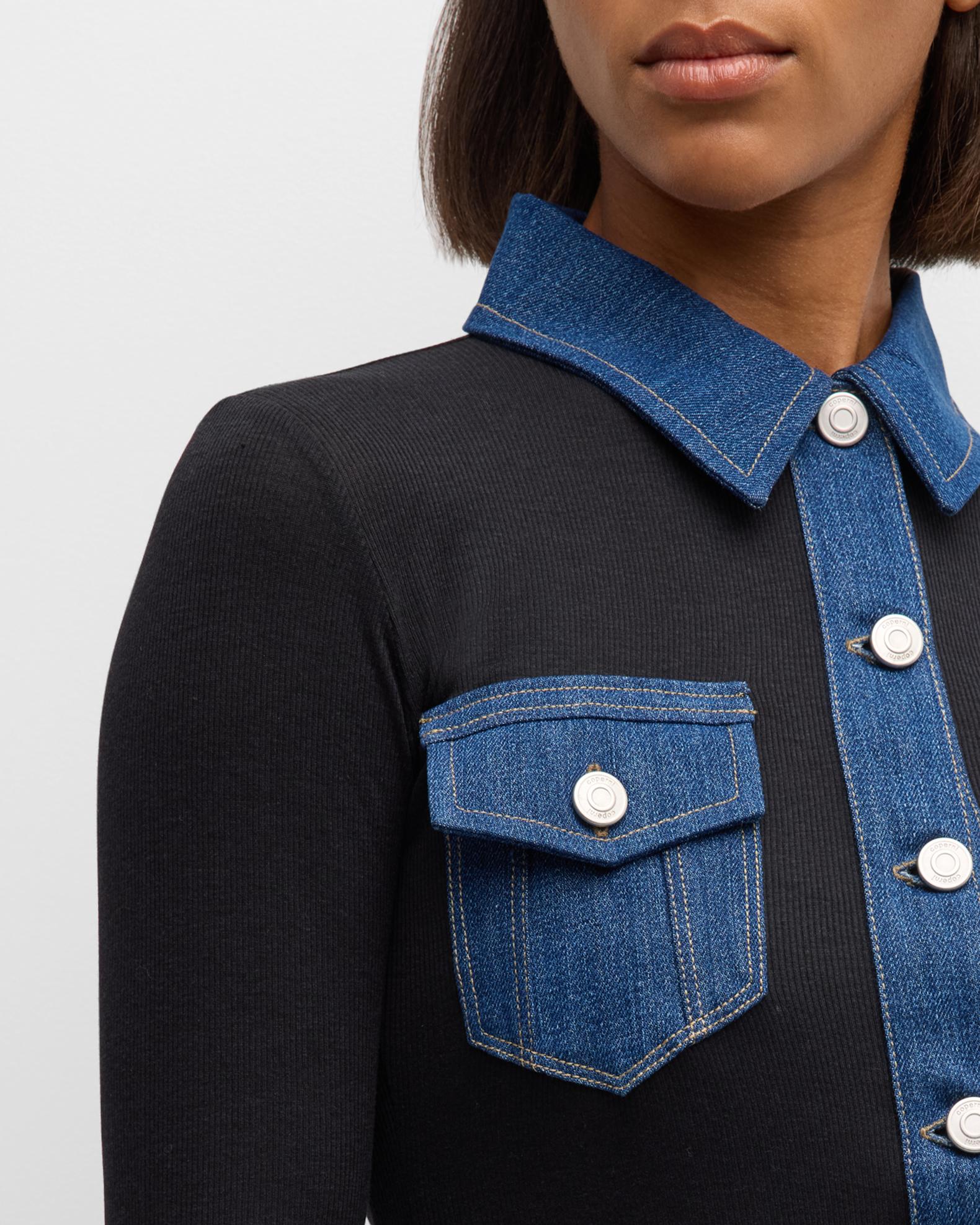 Ribbed Denim Collection | Neiman Marcus
