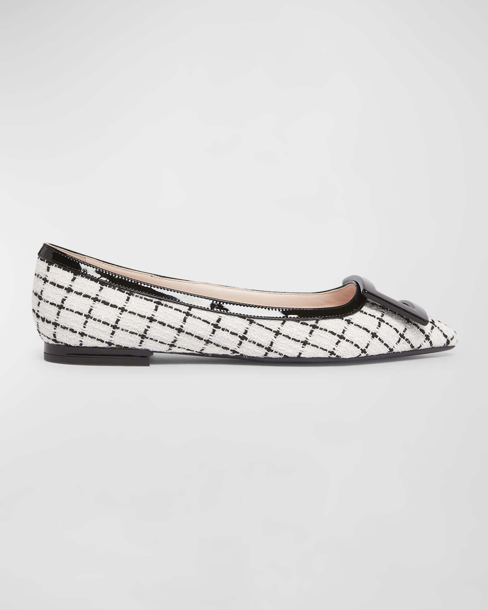 Gommettine Bicolor Buckle Ballerina Flats 0