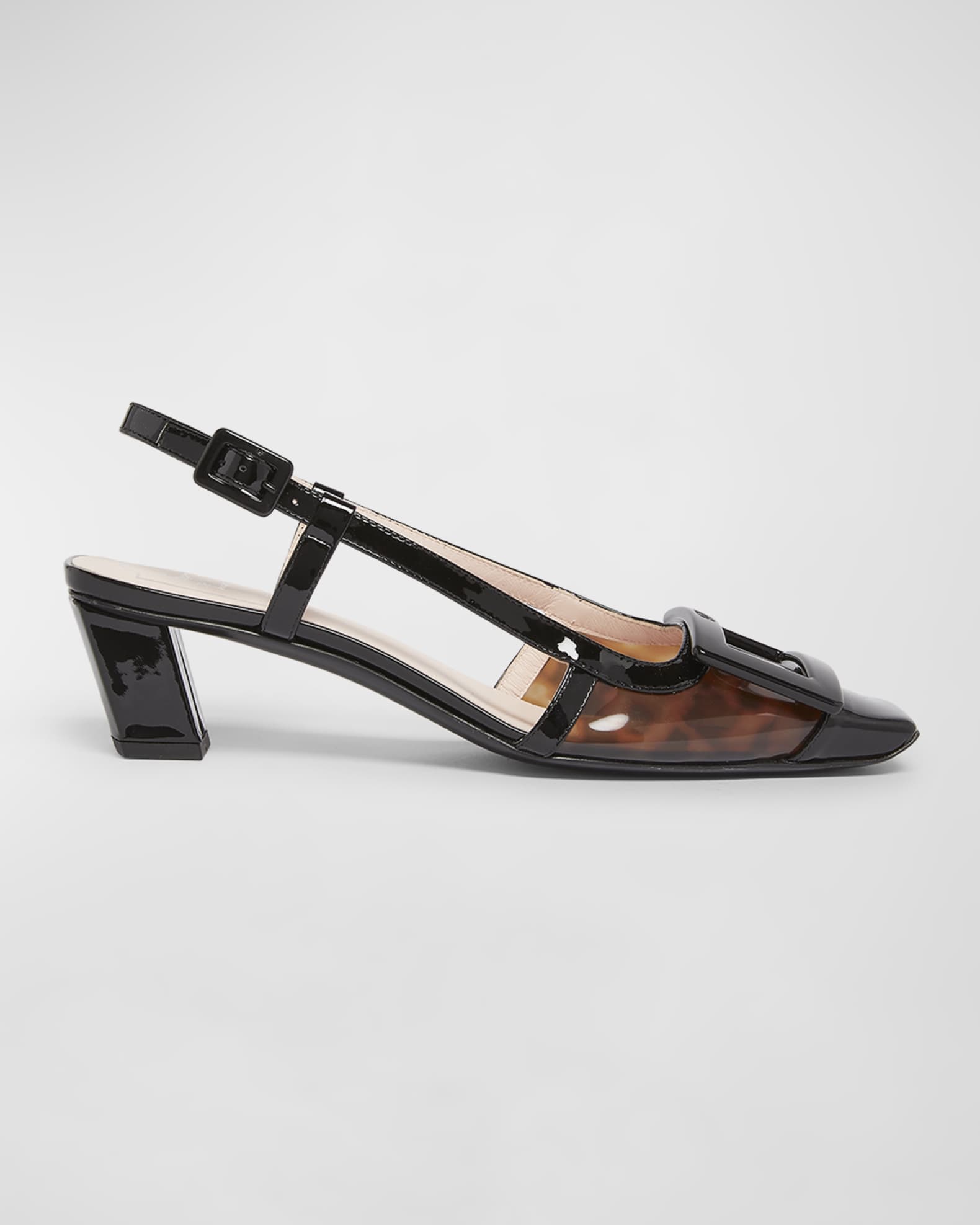 Belle Vivier Tortoiseshell Slingback Pumps 0