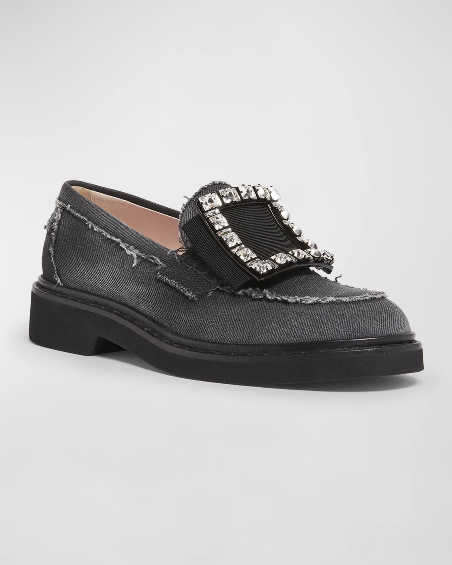 Viv Rangers Denim Buckle Loafers 1