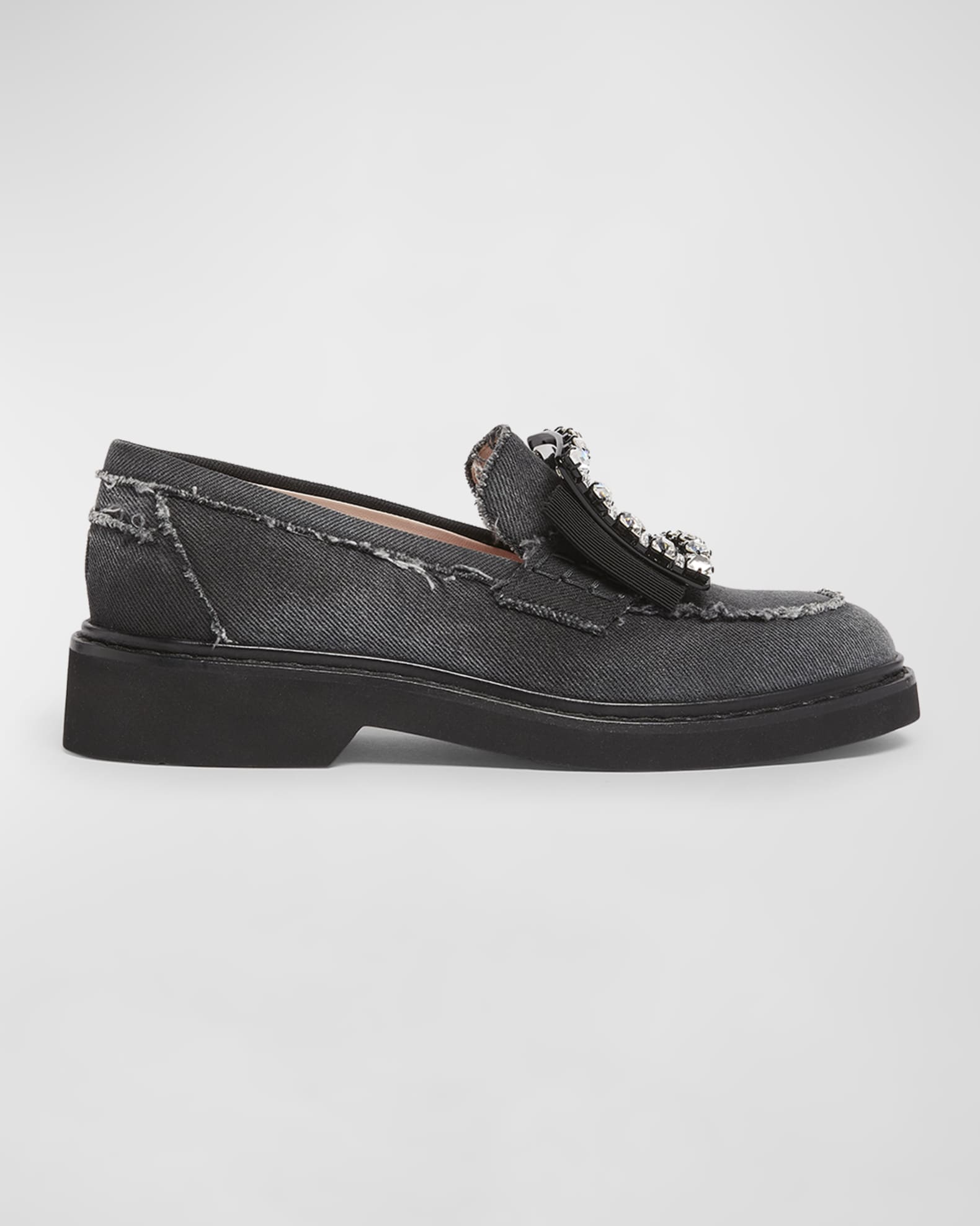 Viv Rangers Denim Buckle Loafers 0
