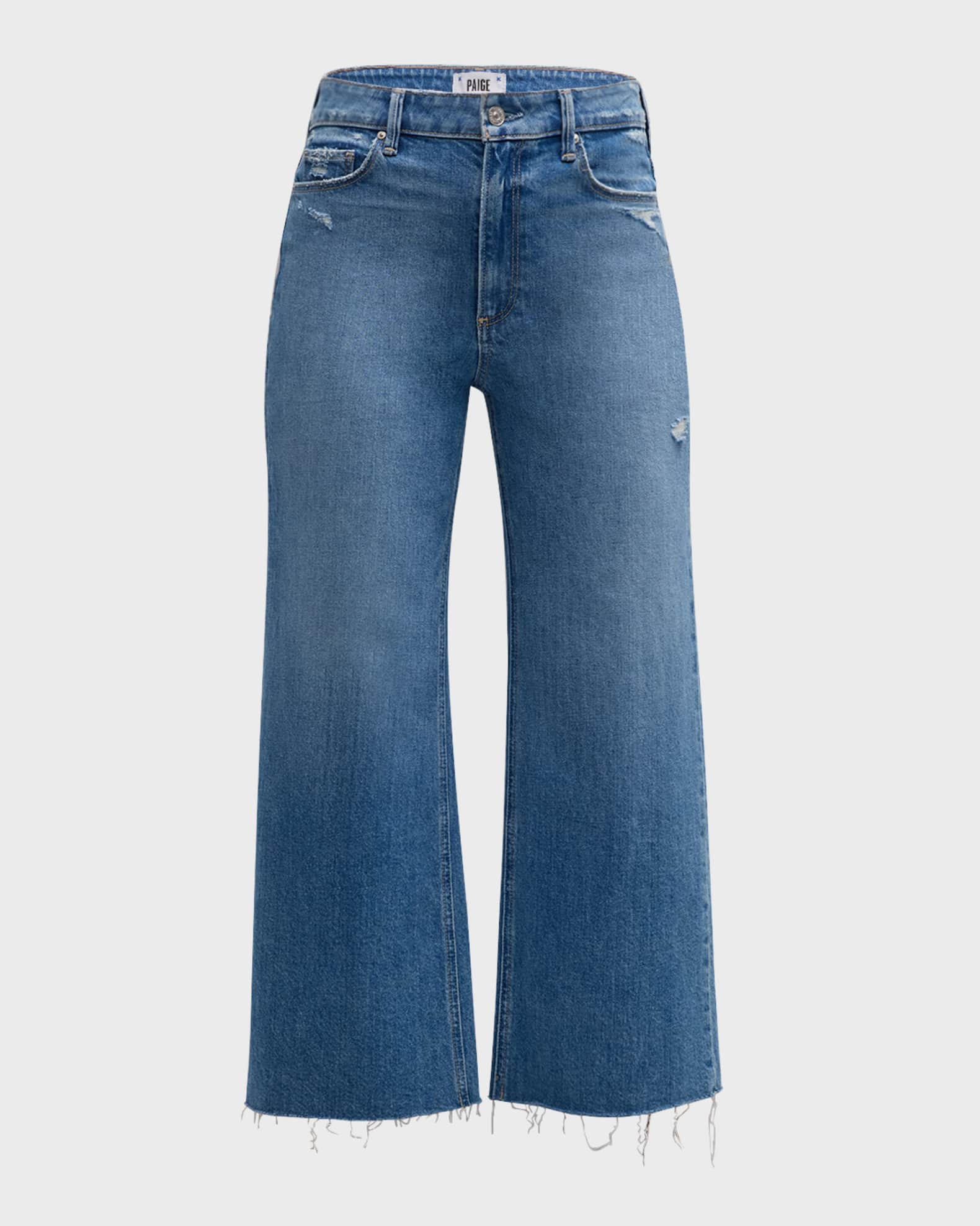 Anessa Raw Hem Wide Leg Jean, Westminster Distressed