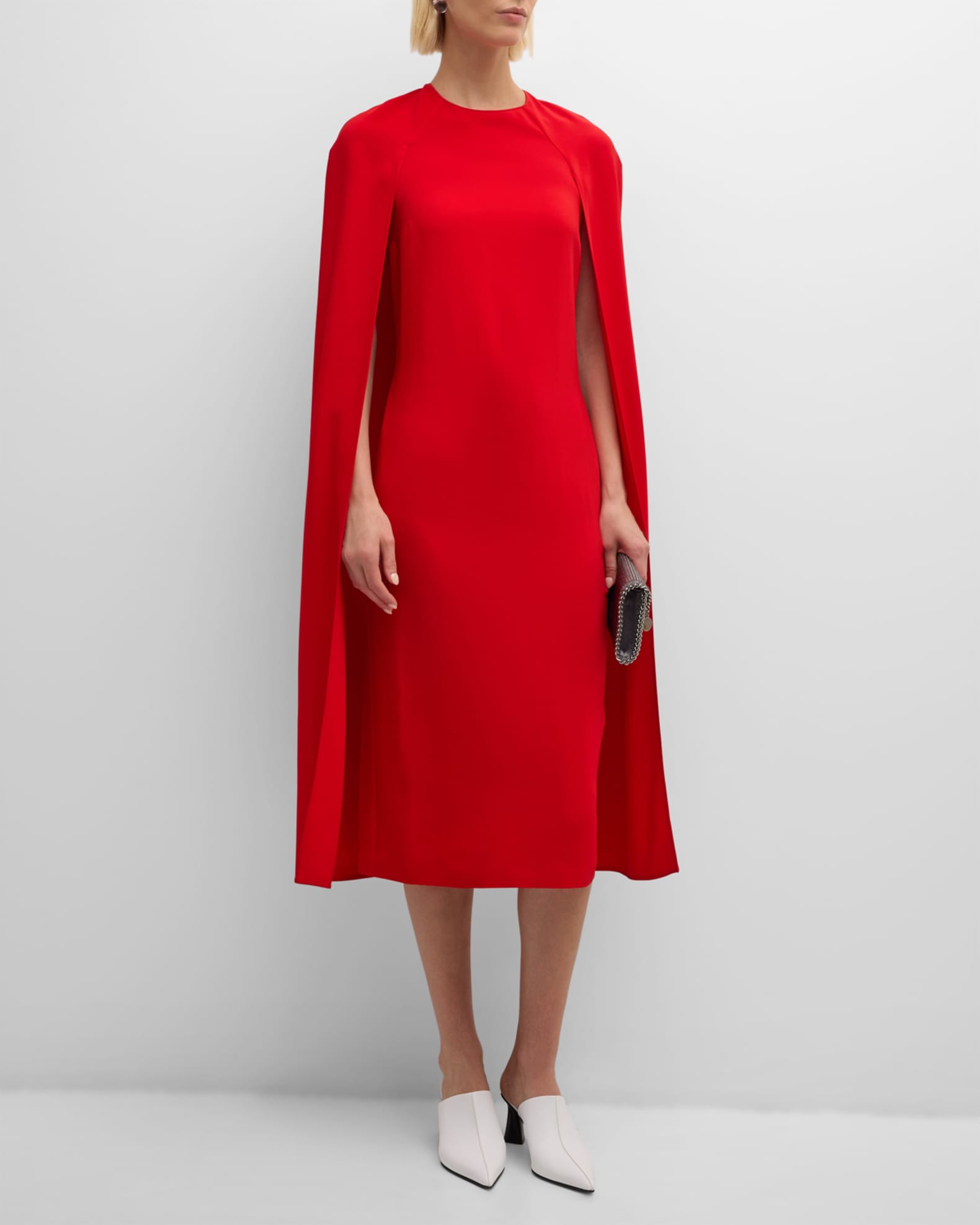 Cape dress midi cheap