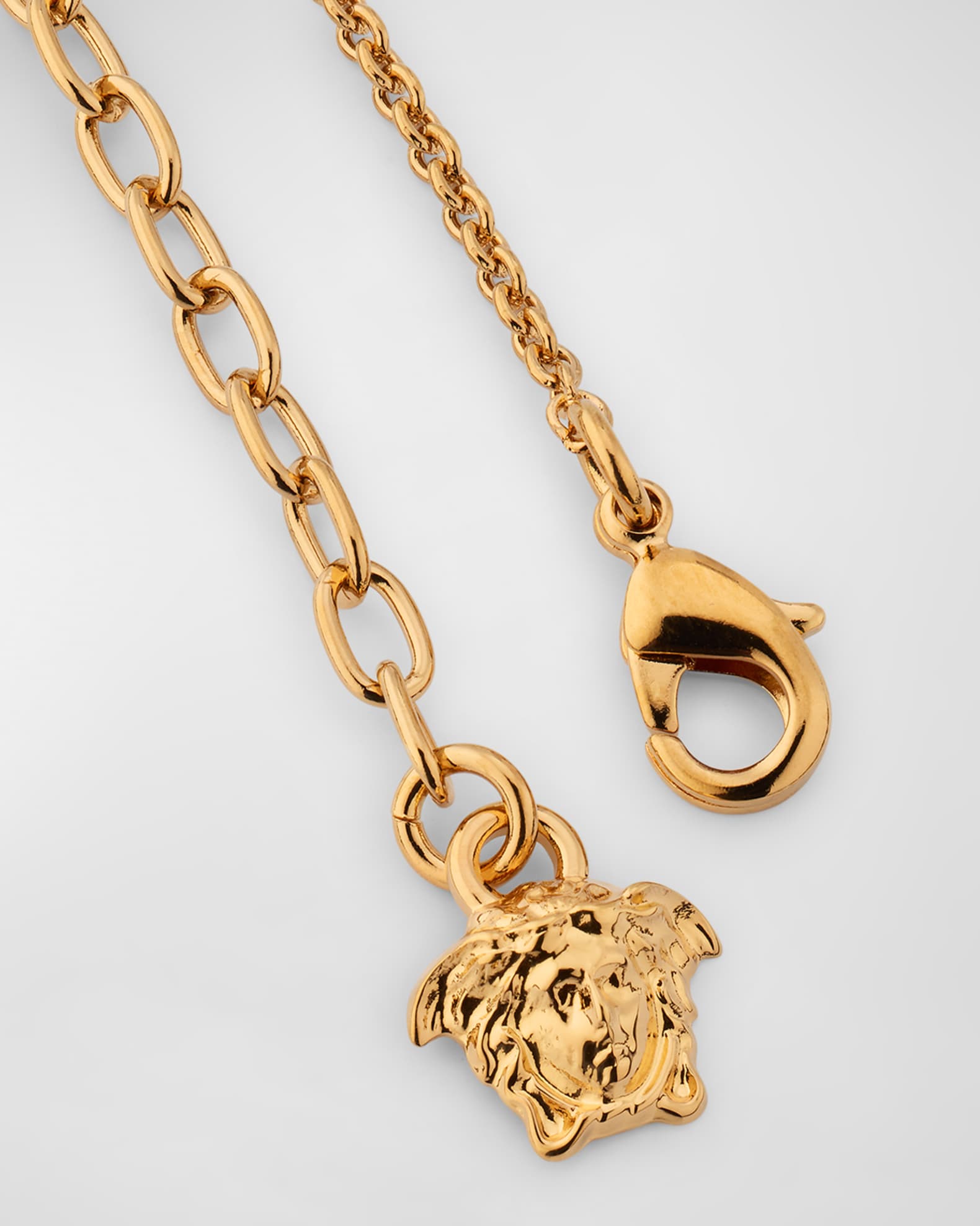 Versace medusa crystal chain necklace on sale