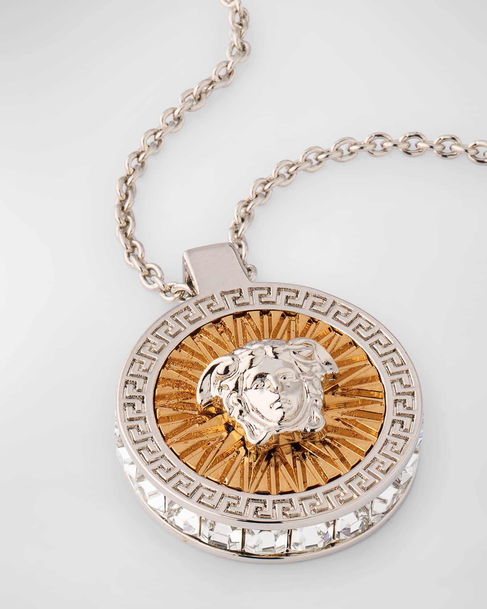 Versace medusa pendant necklace shop