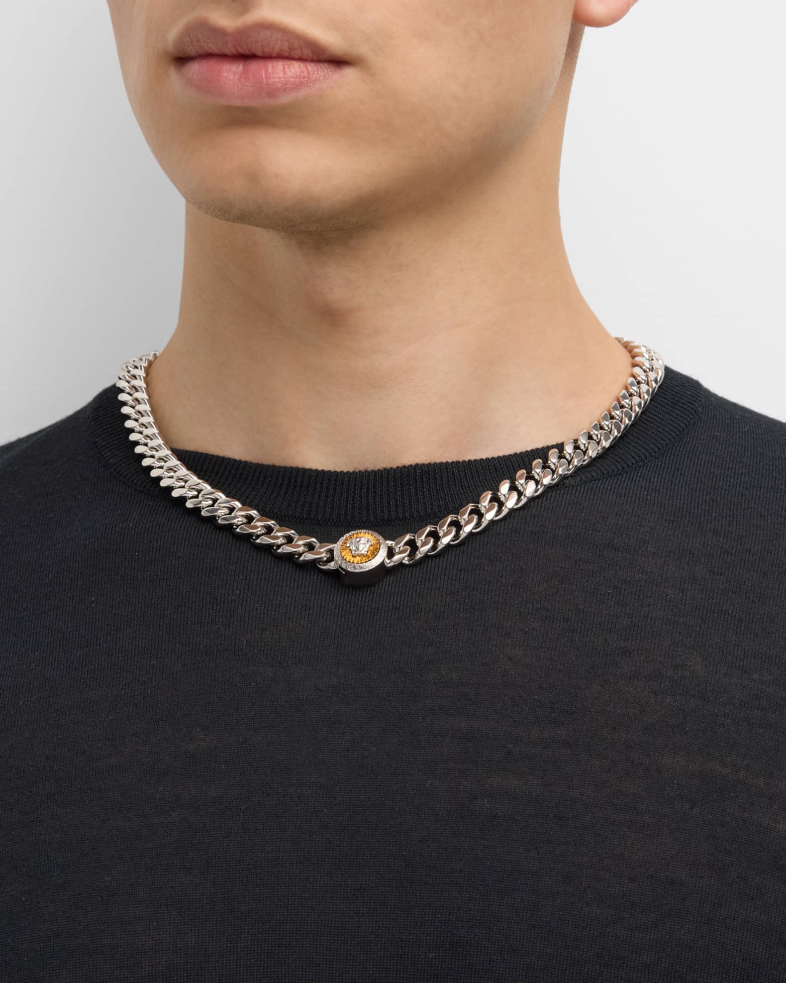 Versace Men s Medusa Chain Necklace Neiman Marcus