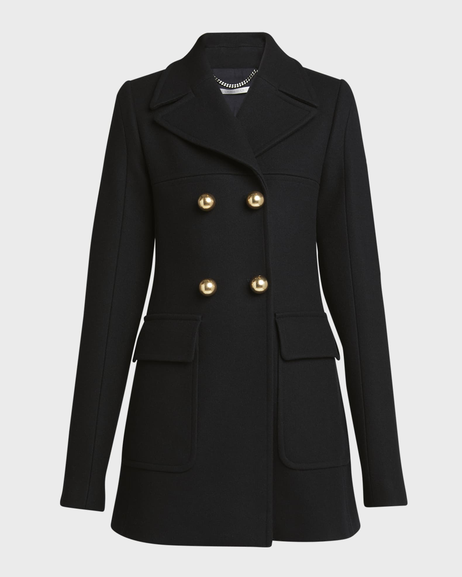 Stella McCartney Double Breasted Short Wool Top Coat Neiman Marcus