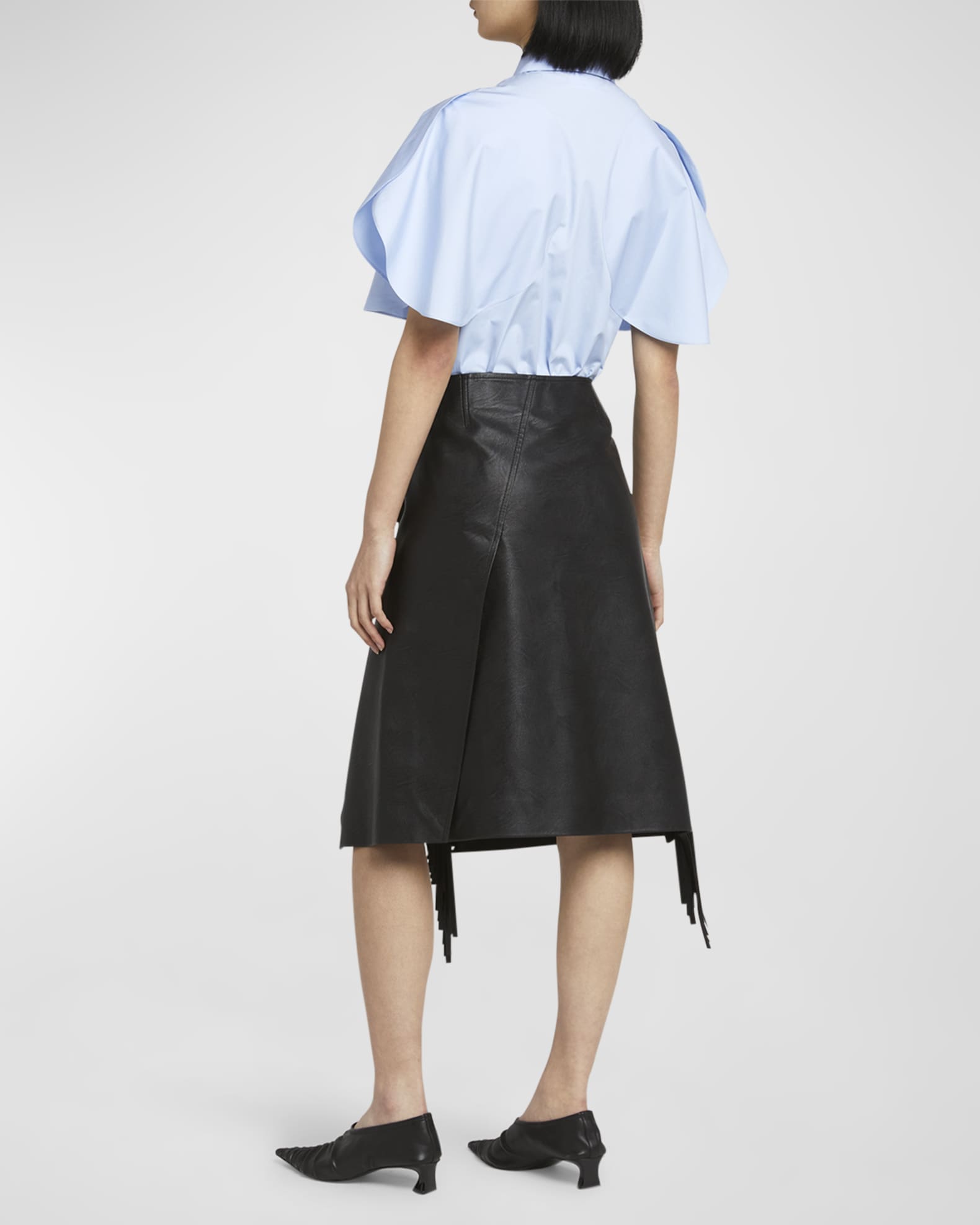 Stella mccartney leather skirt online