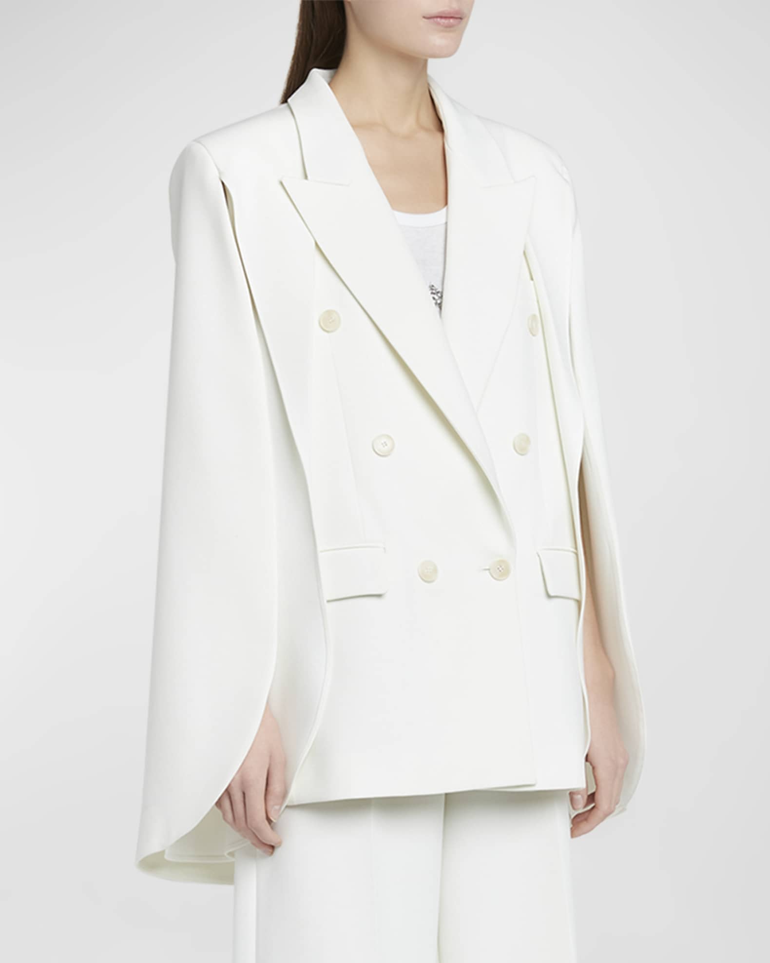 Tailored cape jacket online