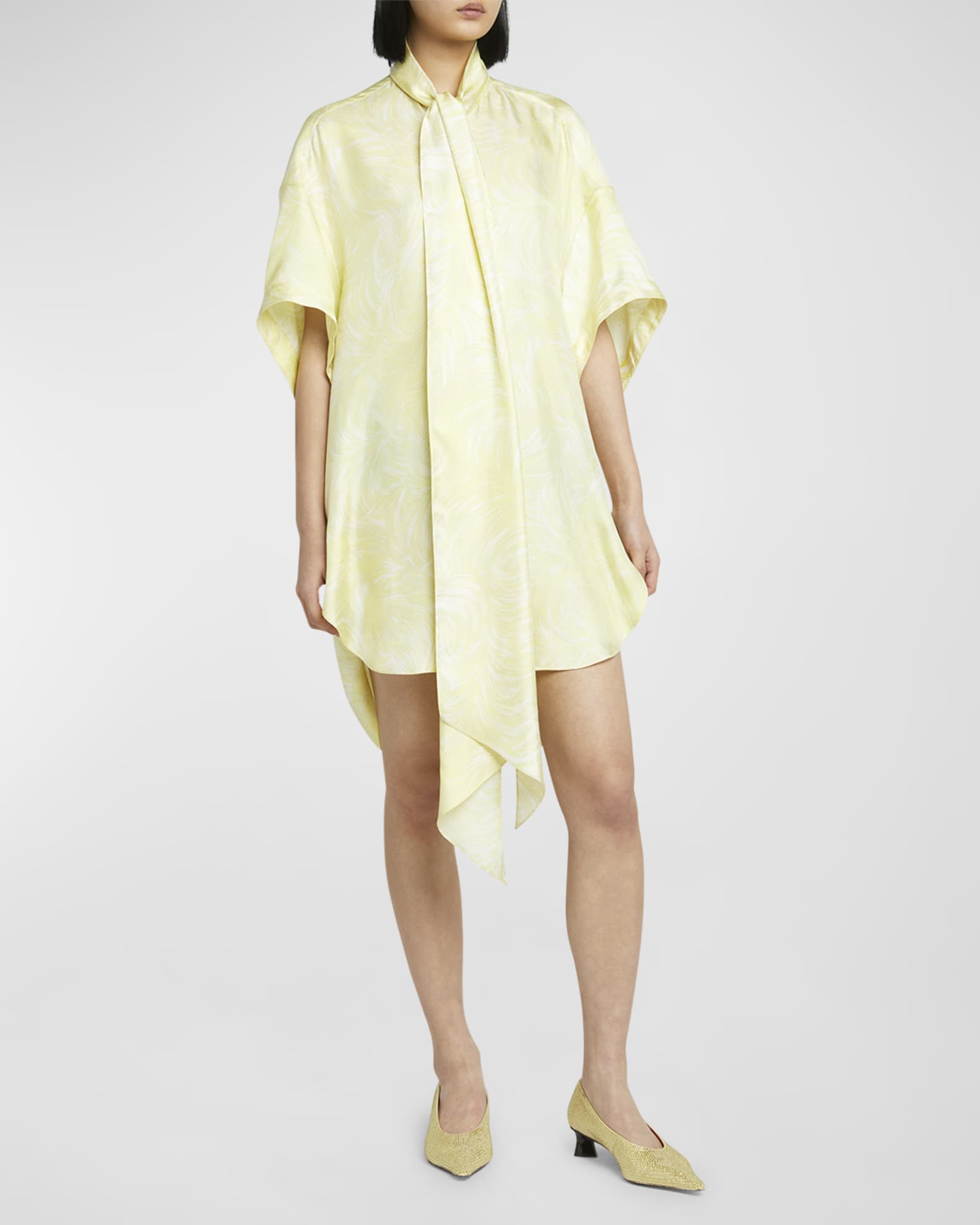 Silk tunic dress clearance