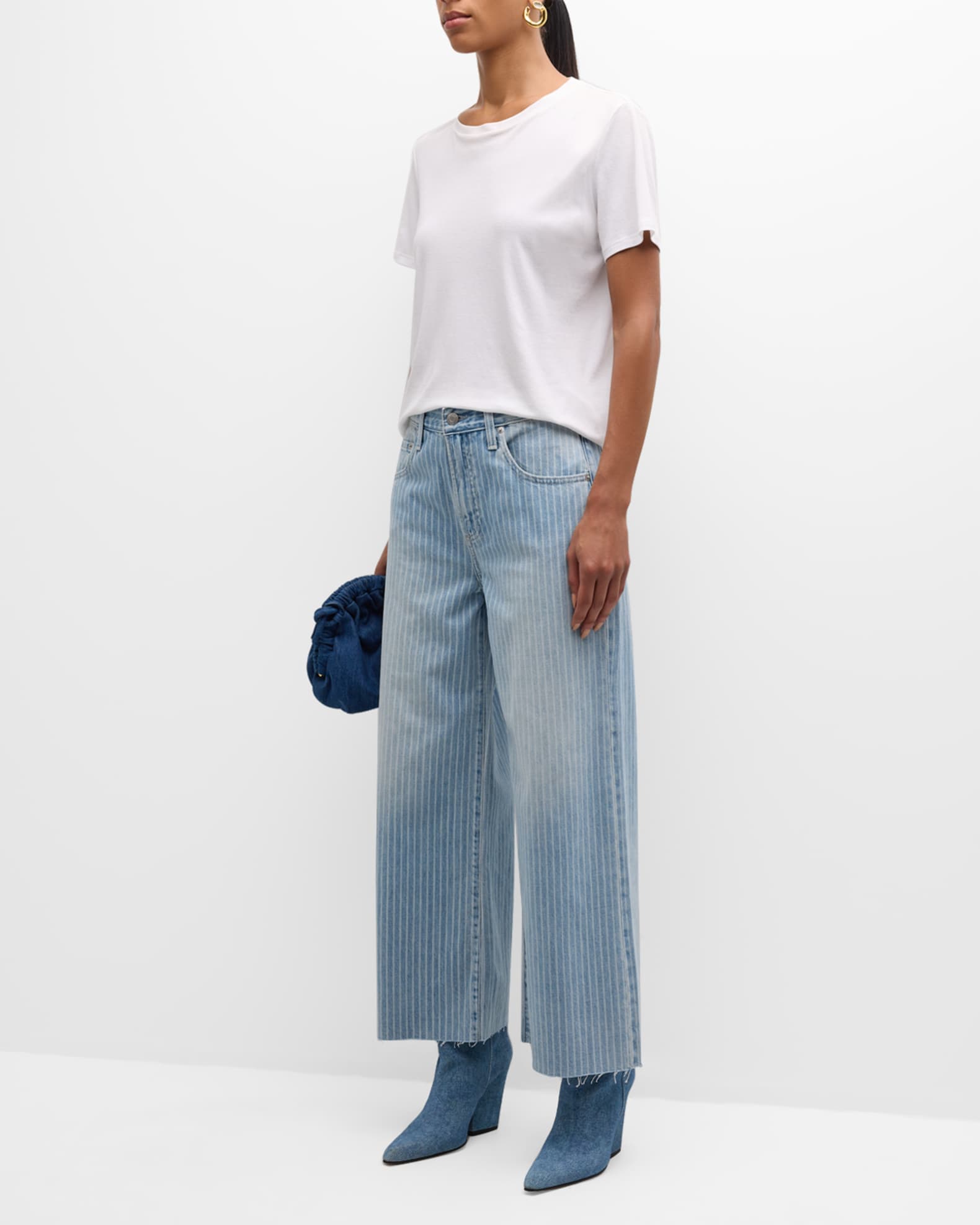 Pistola - Jaydn Low Slung Palazzo Jeans