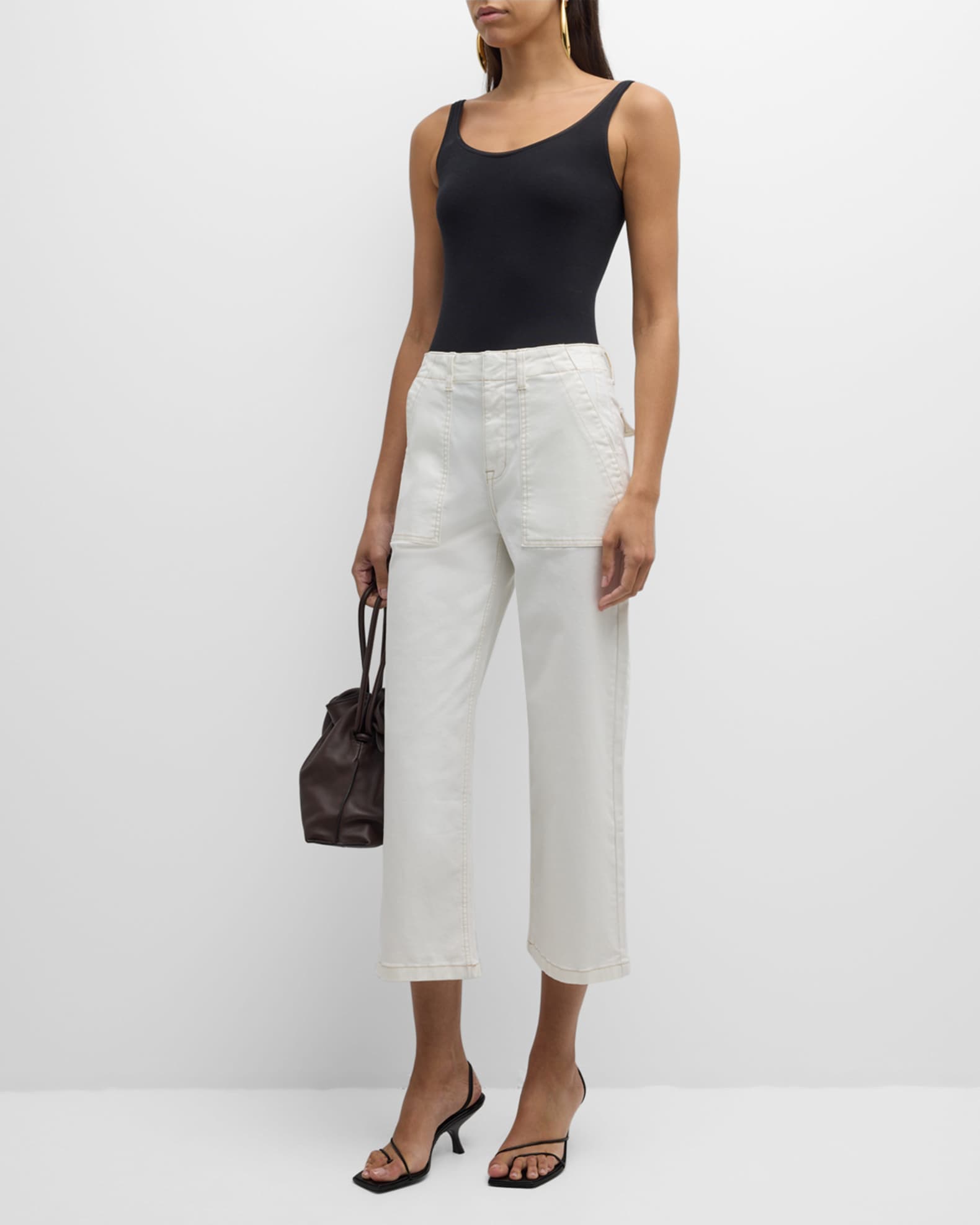 PISTOLA - SOPHIA WIDE LEG PANT Black Pants Size 27 main image 1