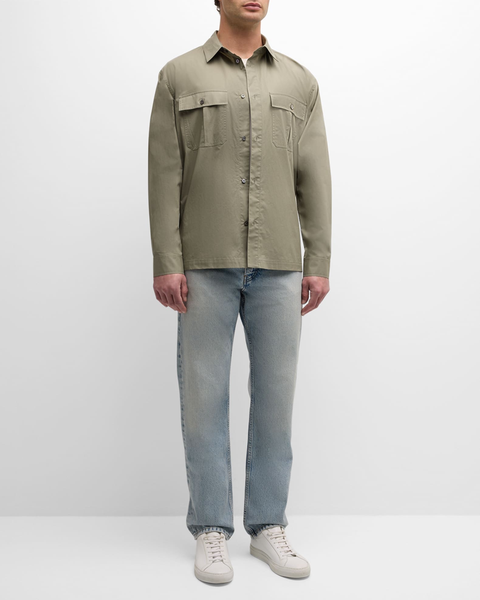 Men's 2-Pocket Military Overshirt 1